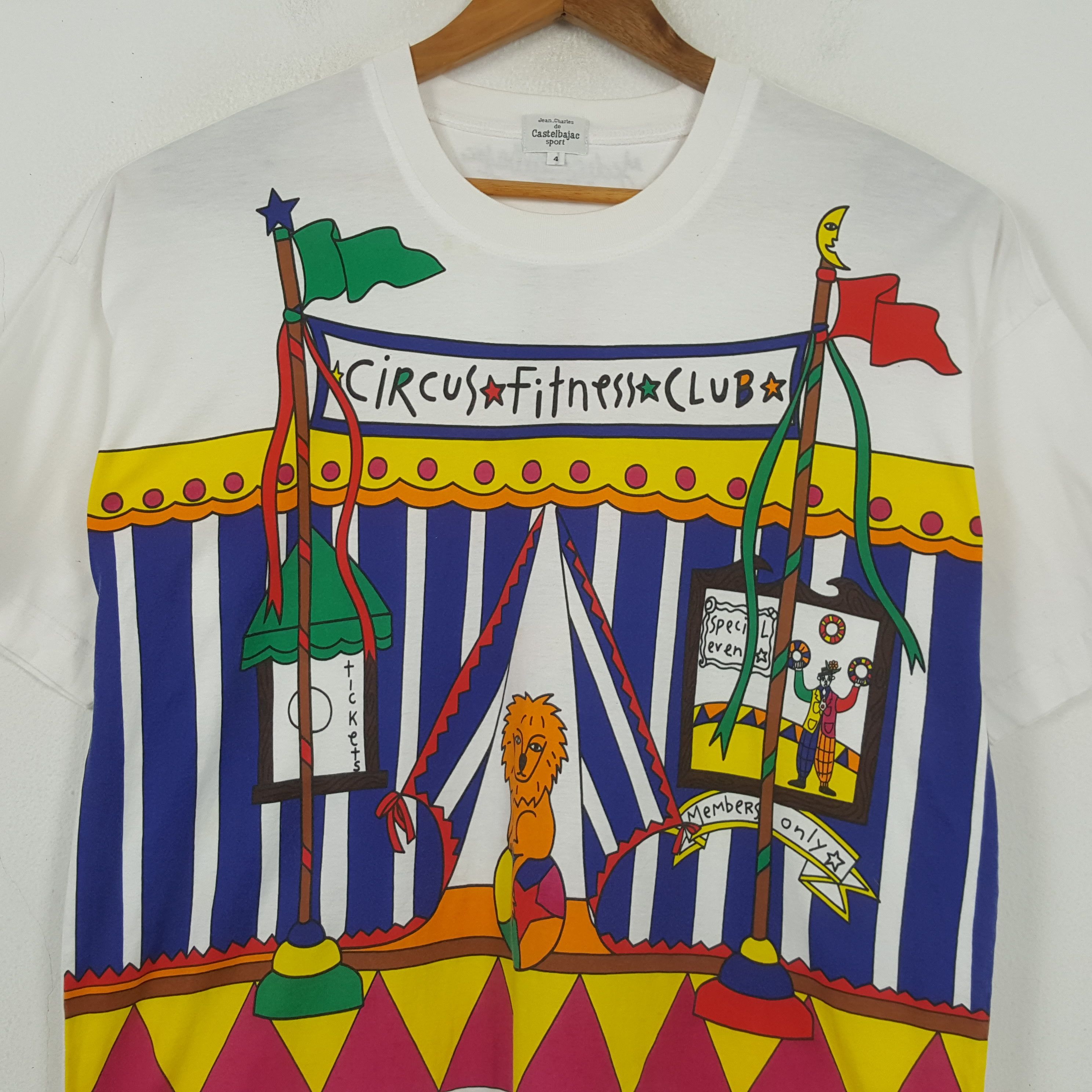 Designer × Jean Charles De Castelbajac × Vintage Vintage Jean Charles De Castelbajac Designer T-shirt C294N6 Size US L / EU 52-54 / 3 - 2 Thumbnail