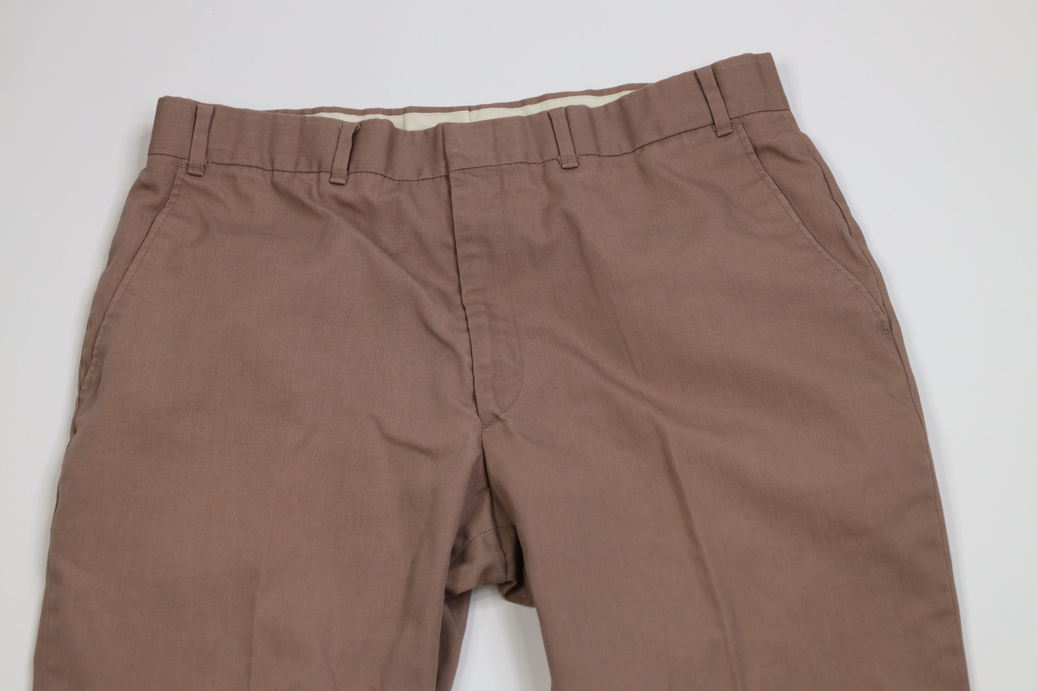 Vintage Vintage 70s Streetwear Wide Leg Chino Pants Trousers USA Size US 34 / EU 50 - 2 Thumbnail