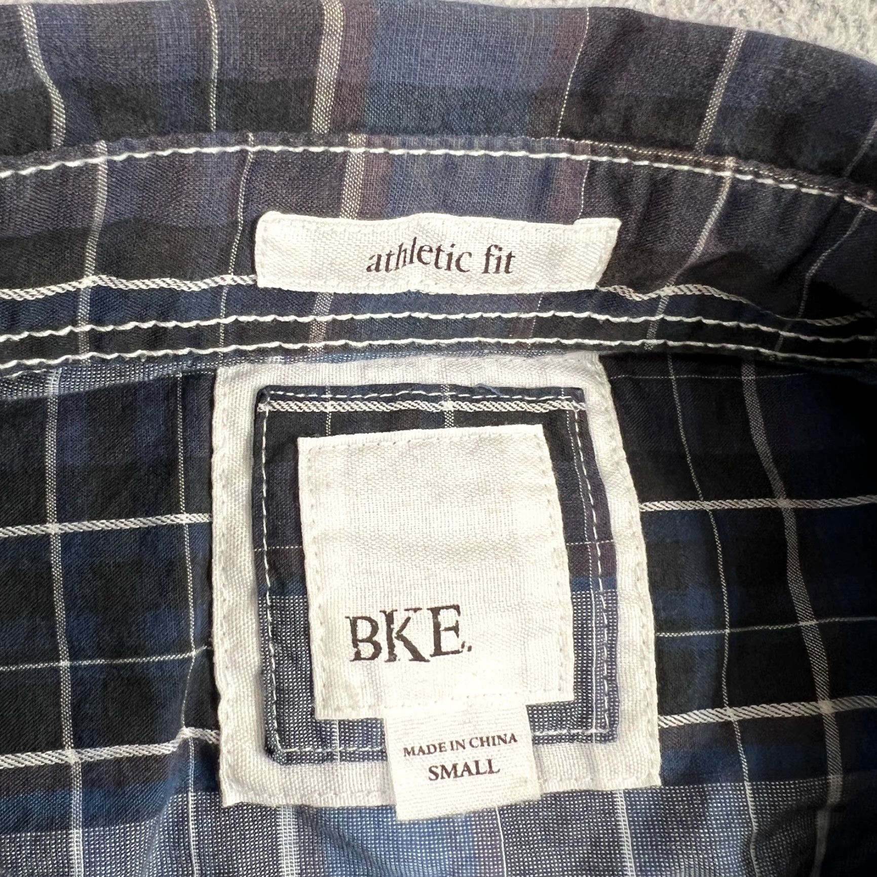 Vintage Buckle BKE Mens Shirt Long Sleeve Cotton Plaid Western Cowboy Embroidered Pearl Snap S Size US S / EU 44-46 / 1 - 2 Thumbnail