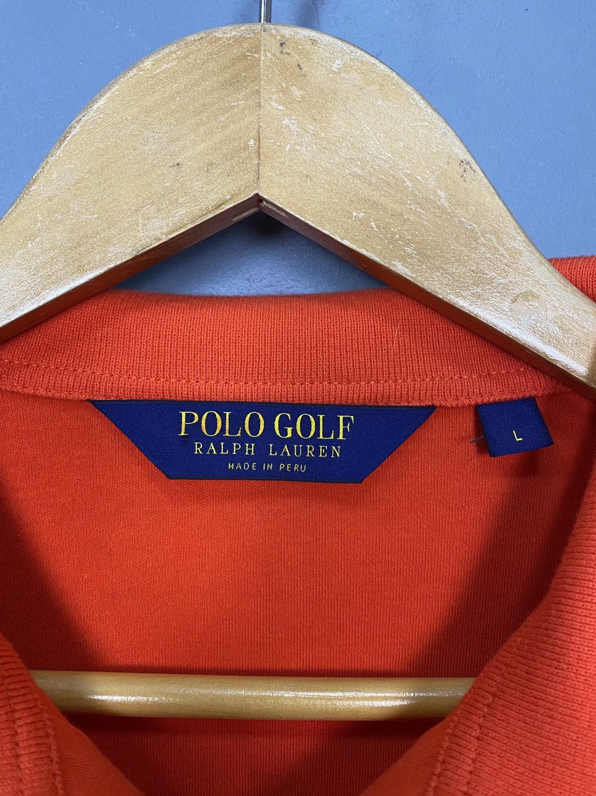 Polo Ralph Lauren Polo Ralph Lauren High Neck Jumper Sweater Zip Size L Orange Size US L / EU 52-54 / 3 - 5 Thumbnail