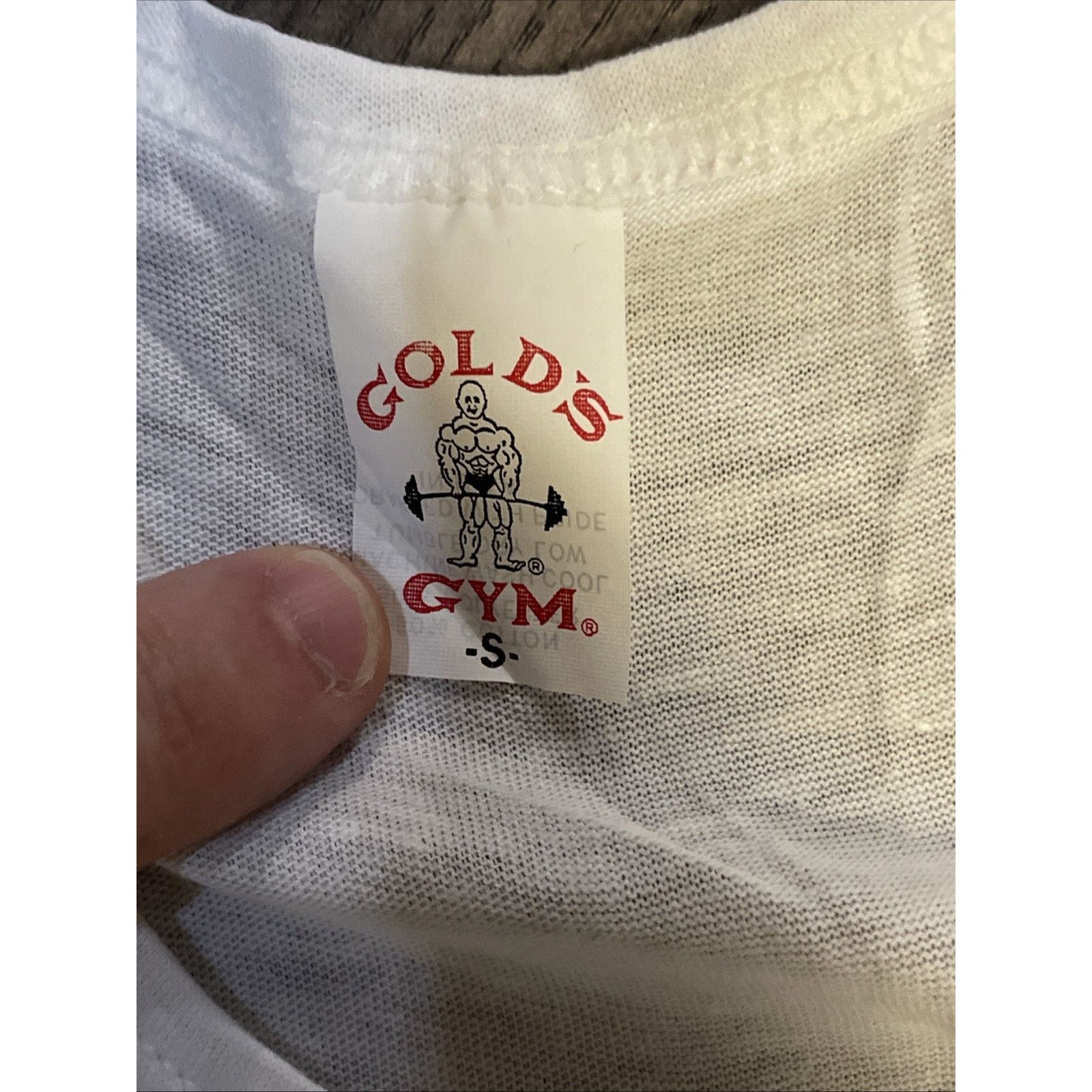 Other Vintage 80’s Gold's Gym Single Stitch Muscle Tank Top Small Size US S / EU 44-46 / 1 - 8 Thumbnail