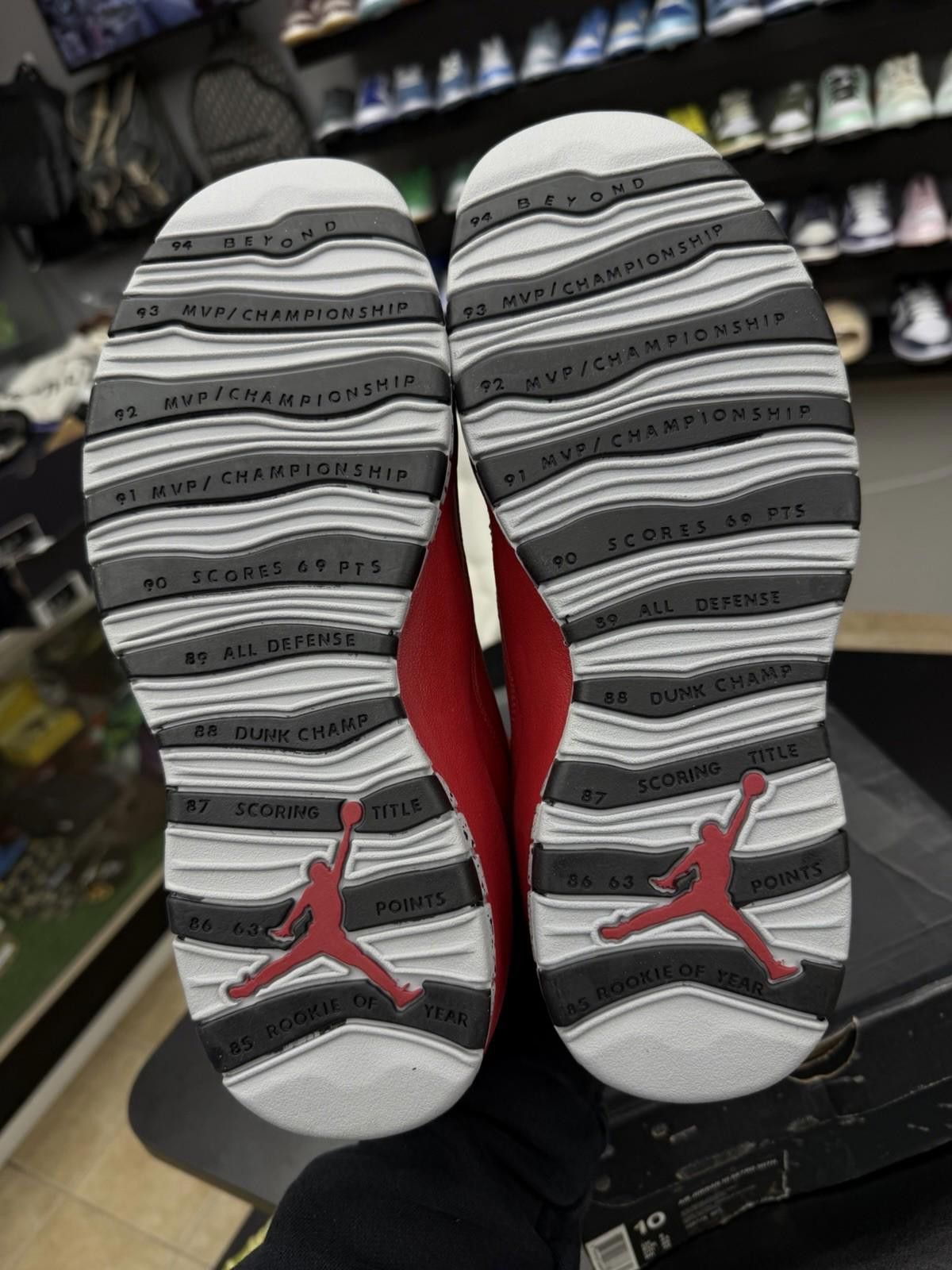 Jordan Brand Air Jordan 10 Retro Bulls Over Broadway 2015 Men's Size 10 Size US 10 / EU 43 - 11 Thumbnail