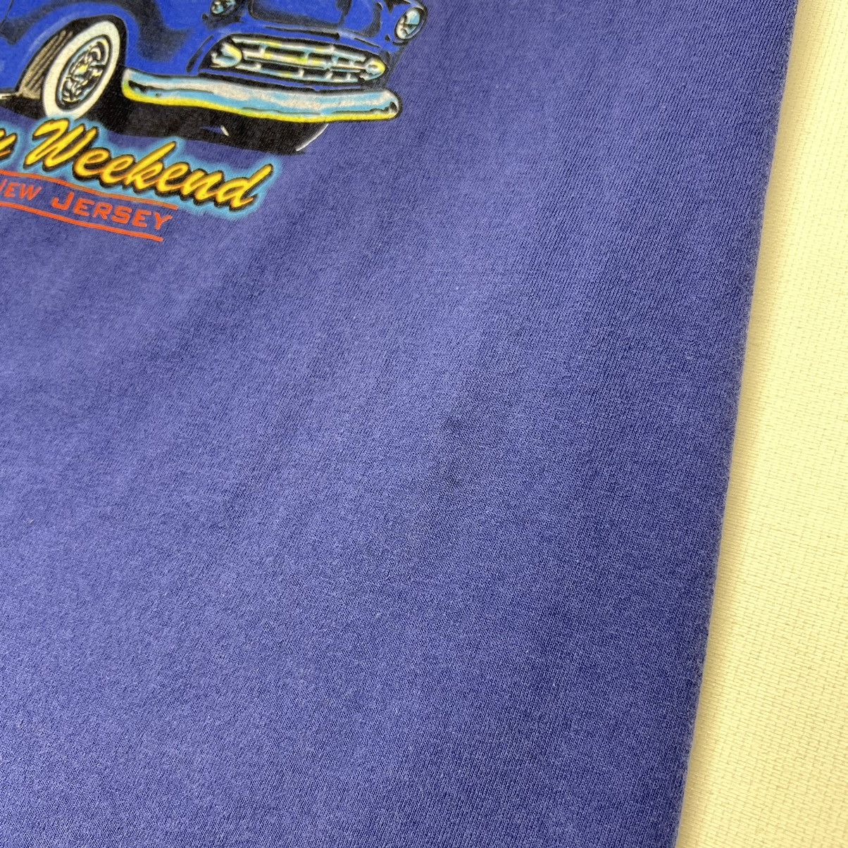 Anvil × Vintage VTG Car Tee Shirt Blue Hot Rod Classic Auto Graphic Retro Size US XL / EU 56 / 4 - 9 Thumbnail