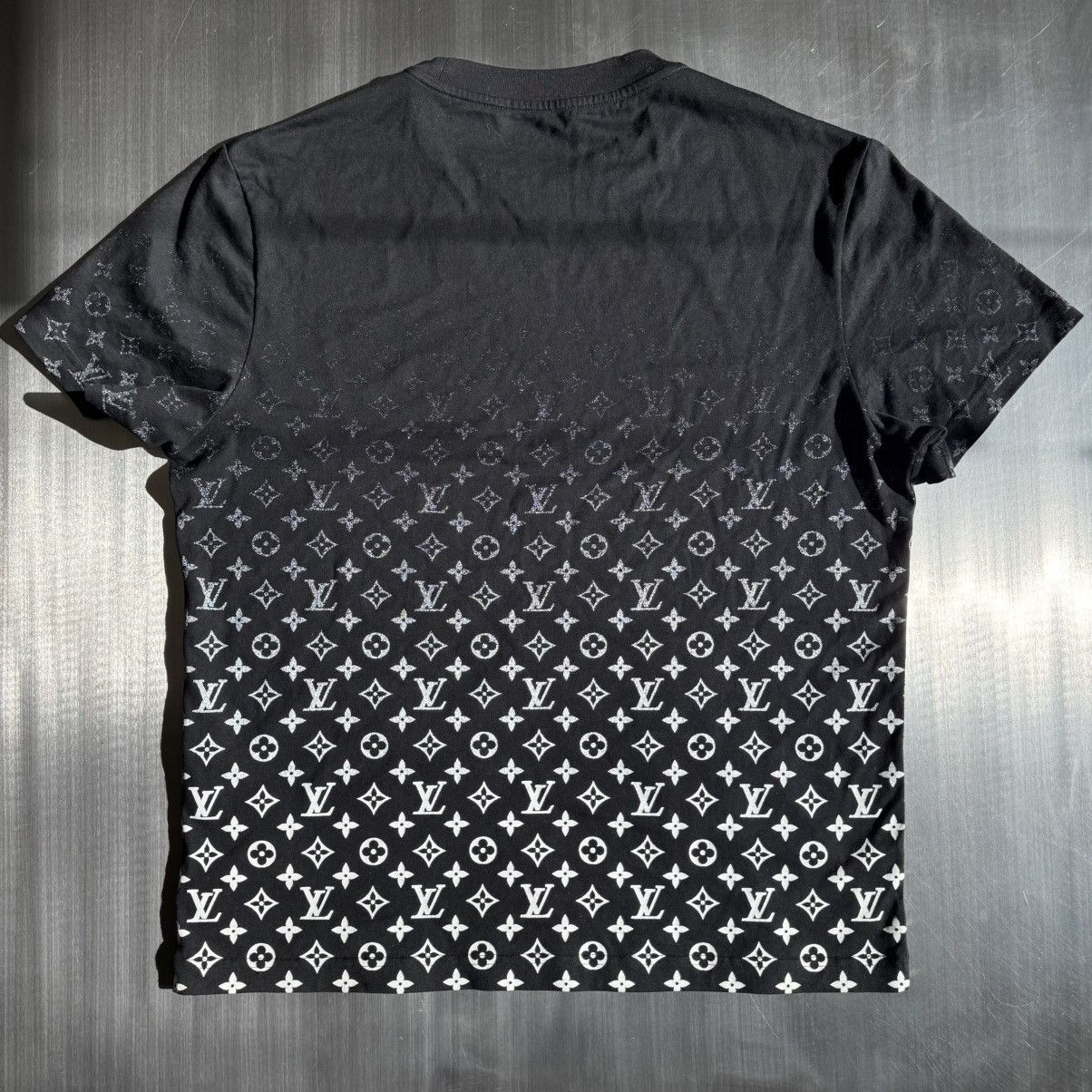 Louis Vuitton Louis Vuitton LVSE Gradient Monogram Shirt In Black/White M Size US M / EU 48-50 / 2 - 2 Thumbnail