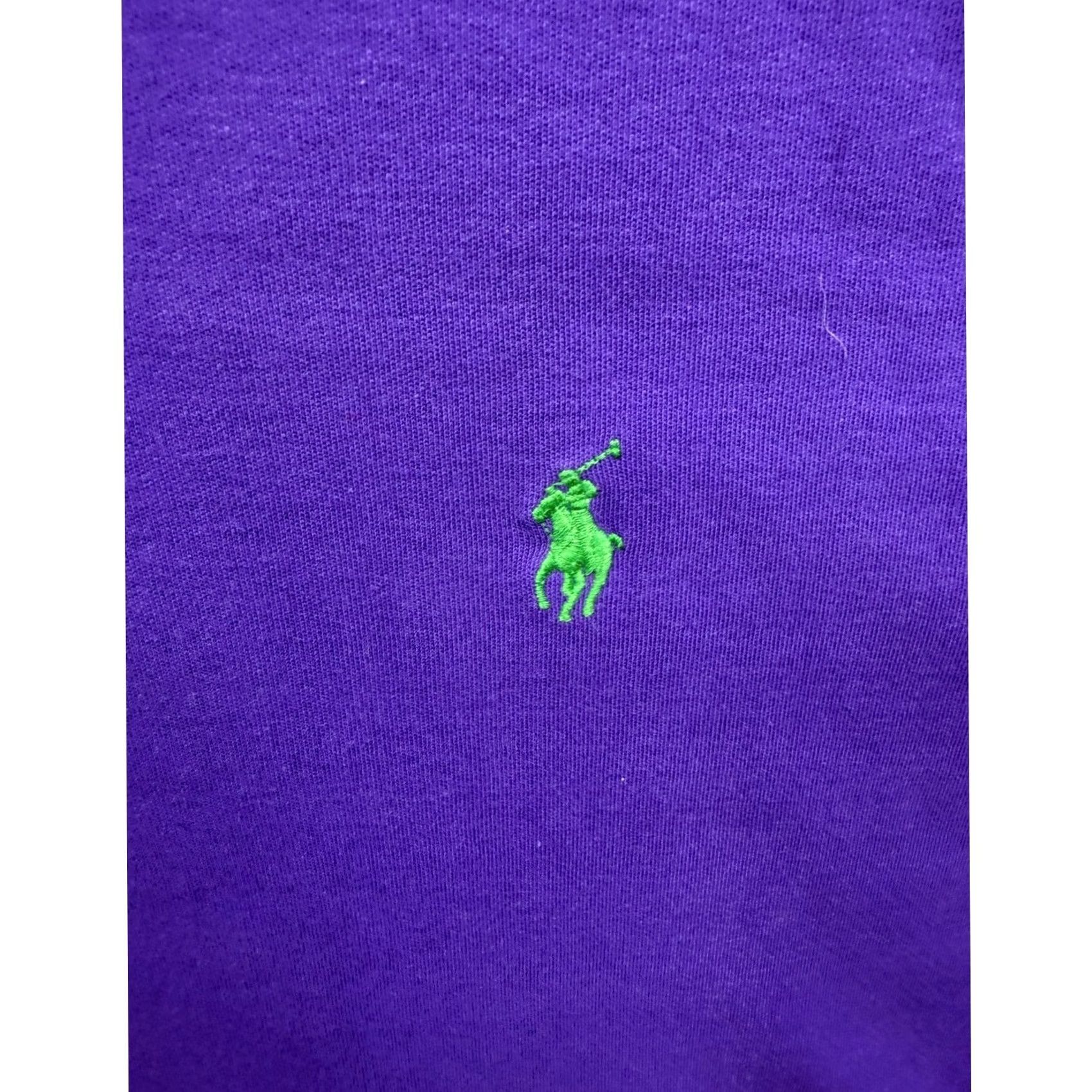 Polo Ralph Lauren Polo Ralph Lauren Polo Shirt Mens Purple Custom Fit Short Sleeve XL Size US XL / EU 56 / 4 - 3 Thumbnail