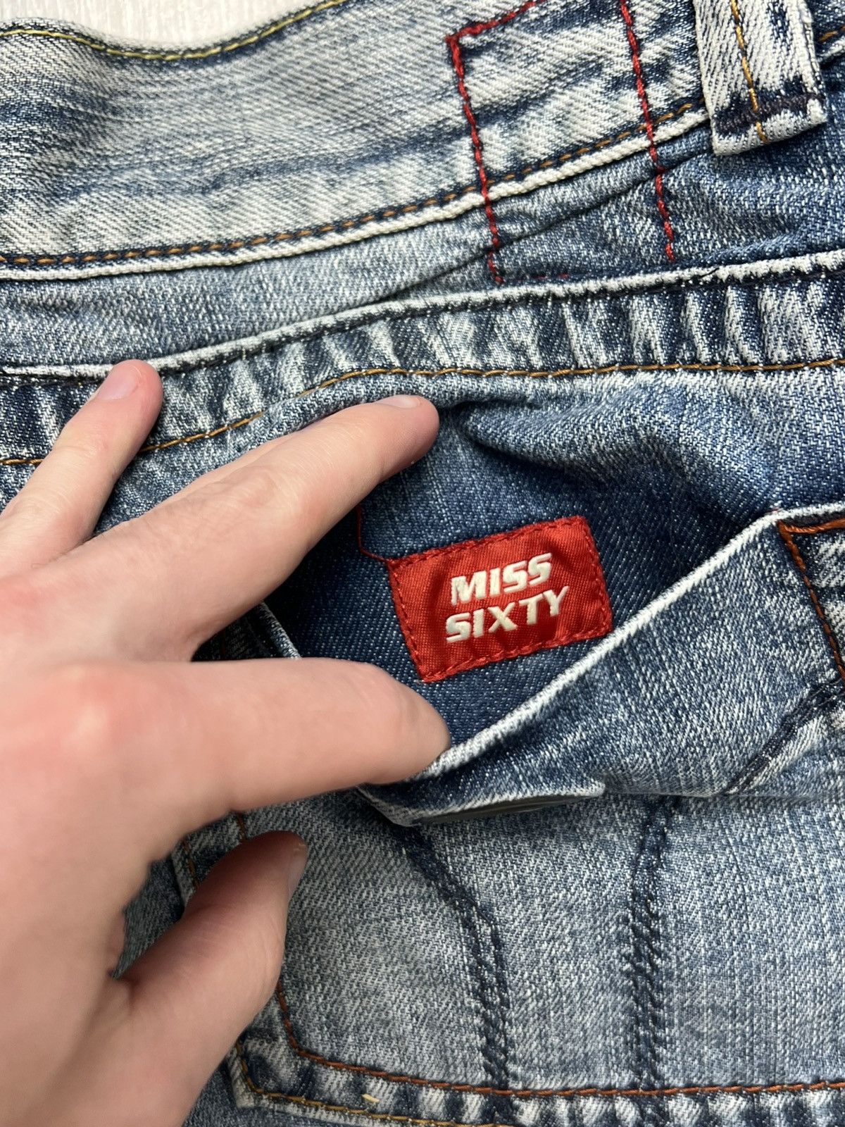 Miss Sixty Miss Sixty Denim Shorts Size 25" / US 0 / IT 36 - 9 Thumbnail