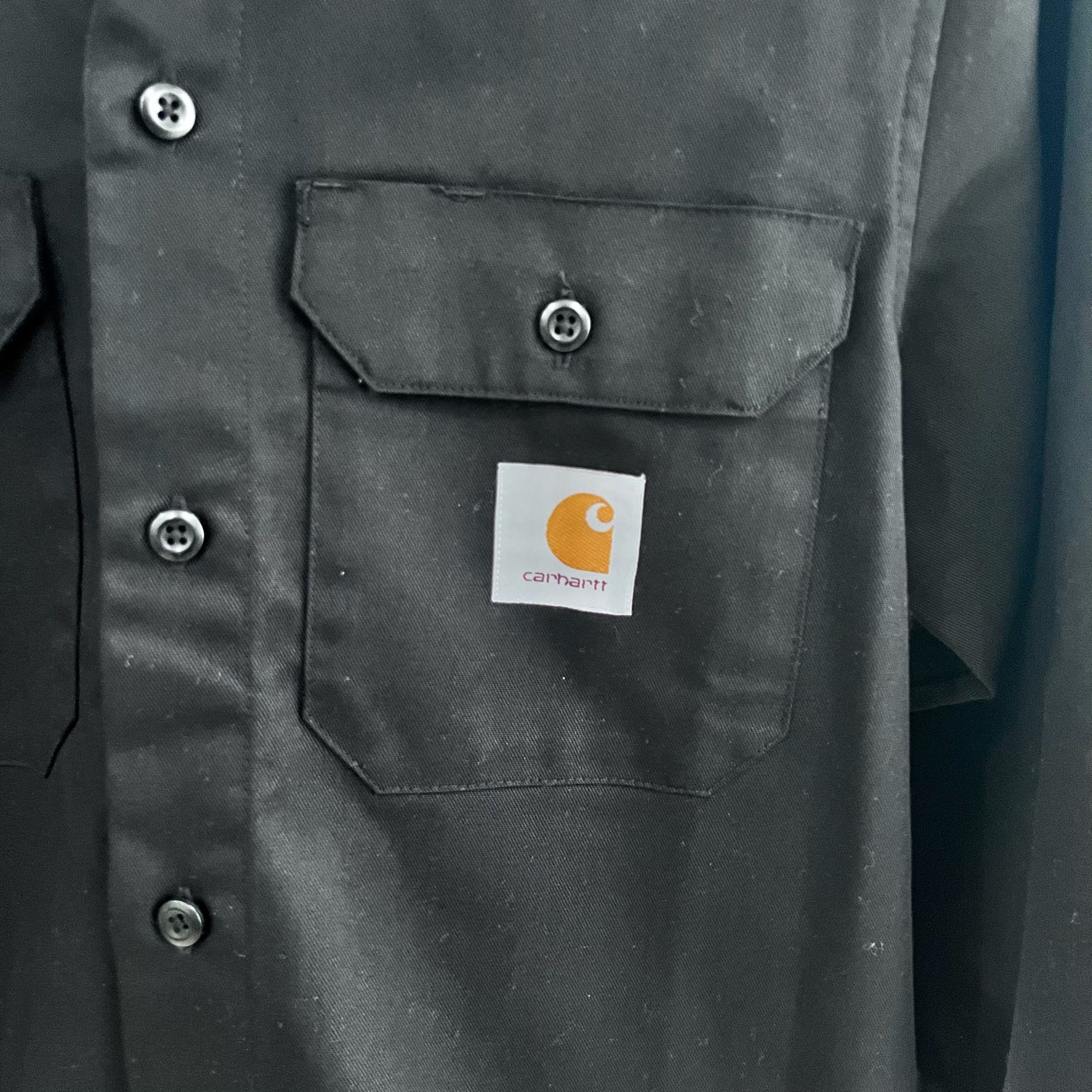 Carhartt Wip Carhartt WIP Patch Logo Long Sleeve Master Button Up Shirt Size US XS / EU 42 / 0 - 4 Thumbnail