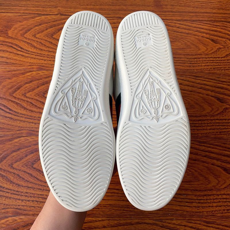 Gucci Gucci Ace Tiger Embroidery Low-Top Sneakers Size US 8 / EU 41 - 3 Thumbnail
