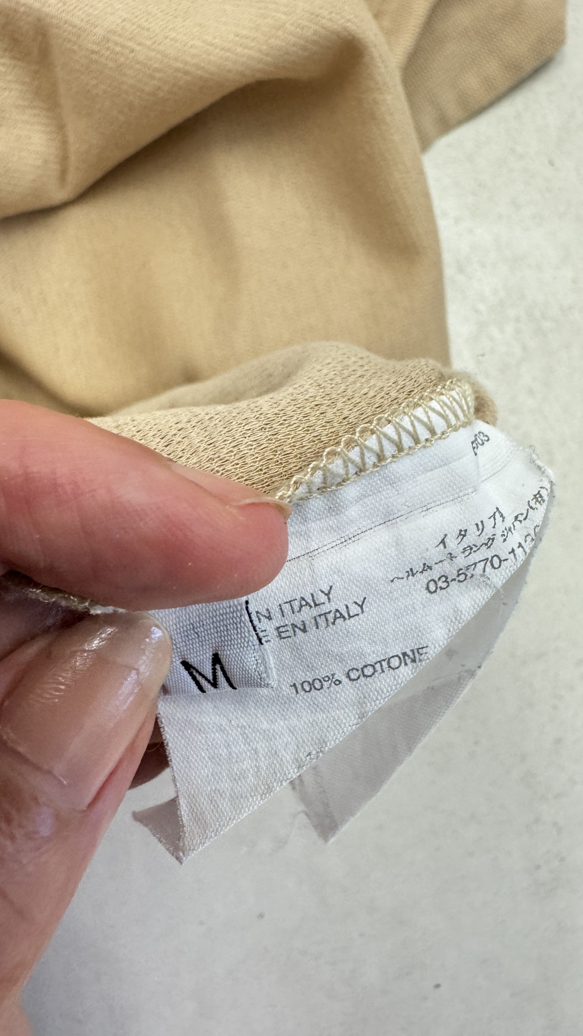 Helmut Lang Super rare Helmut Lang beige polo from the SS 1999 Size US M / EU 48-50 / 2 - 5 Thumbnail