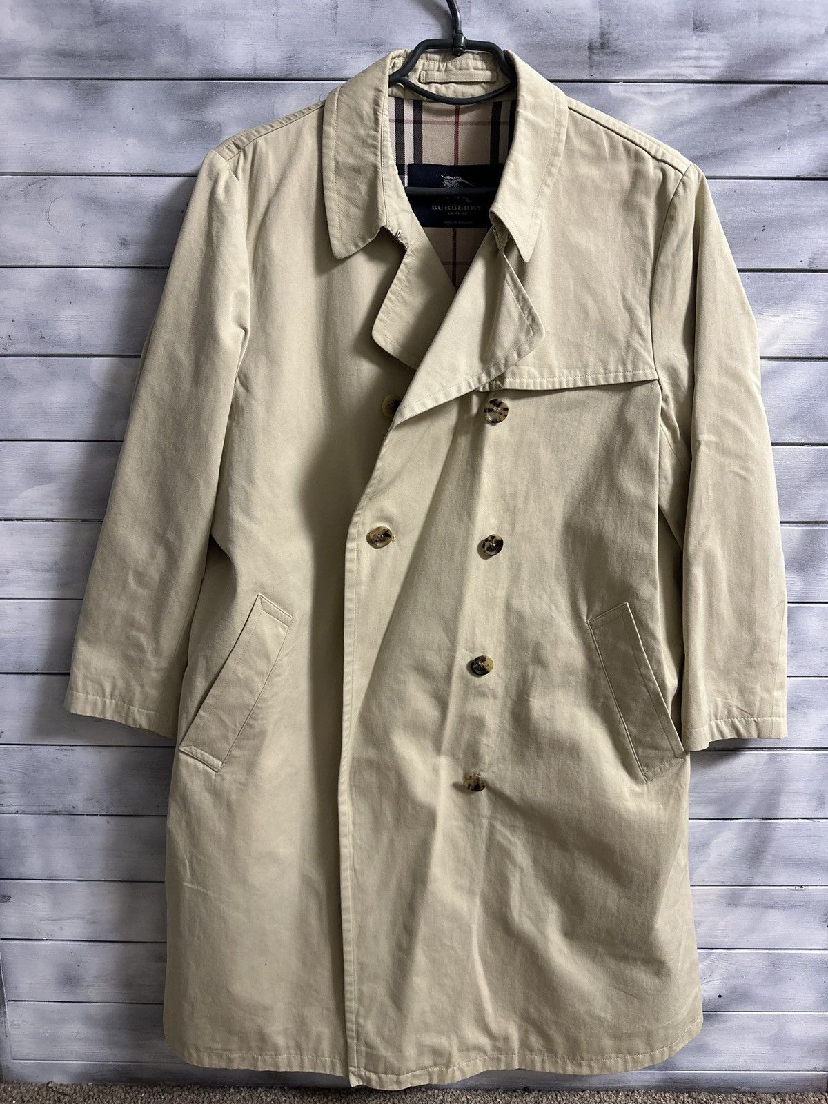 Burberry Rare Luxury Burberry WMN Coat Vintage Nova Check Size ONE SIZE - 3 Thumbnail