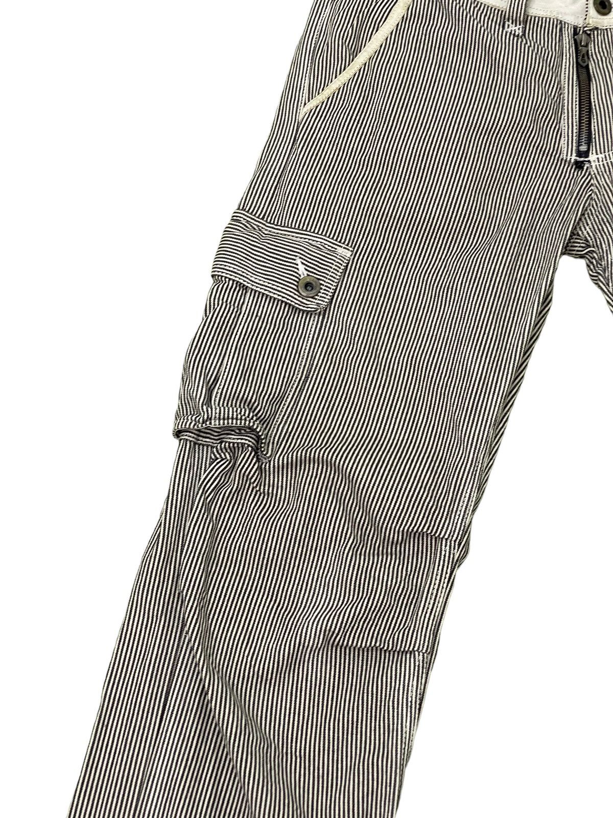 Japanese Brand Hickory Cargo Jeans Maniac Work Japan Regular 7🟦7 Size US 31 - 11 Thumbnail