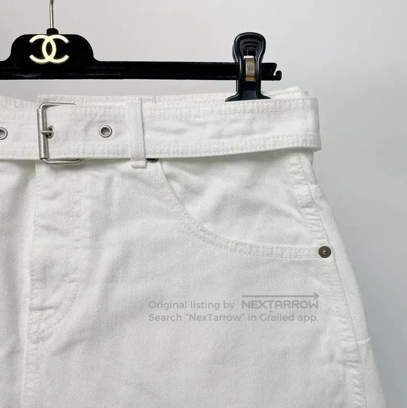 Dior Dior White Cotton Women's Shorts . Size 29" - 3 Thumbnail
