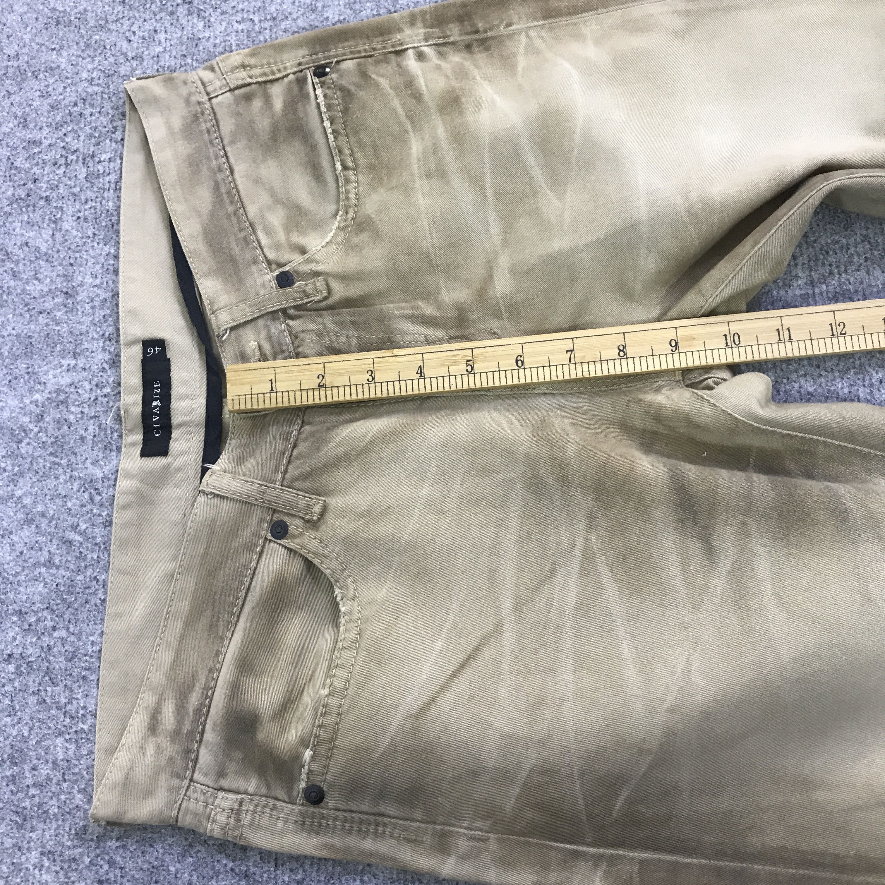 CIVARIZE FLARE CIVARIZE RARE DESIGN PUNK DENIM PANTS K118B16 Size US 32 / EU 48 - 8 Thumbnail