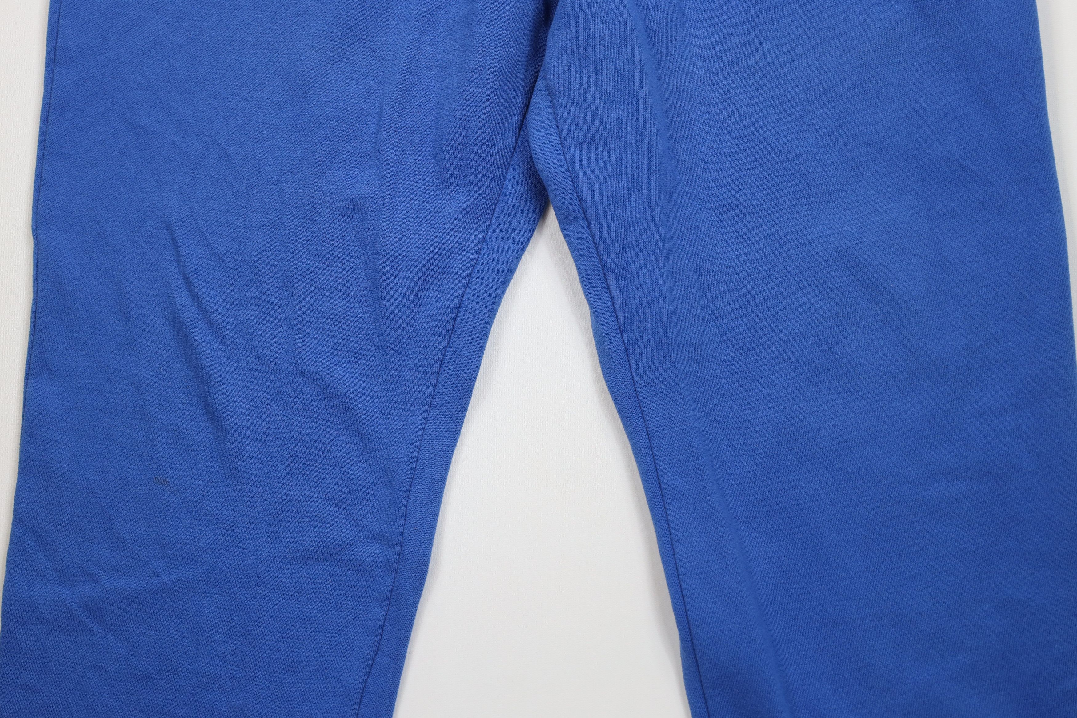 Nike Vintage 80s 90s Nike Swoosh Sweatpants Joggers Royal Blue Size US 38 / EU 54 - 3 Thumbnail