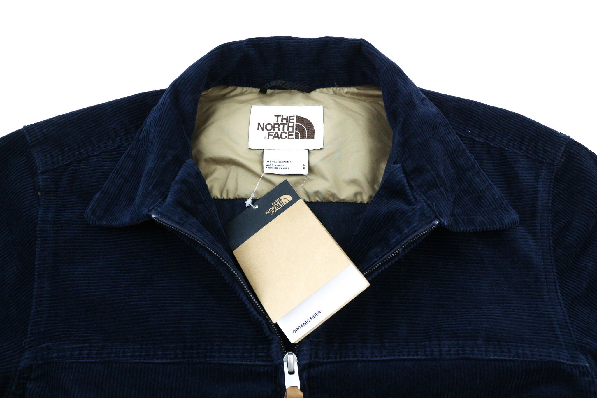 The North Face S Organic Fiber Corduroy Lined Blue Zip Jacket 79750 Size US S / EU 44-46 / 1 - 5 Thumbnail