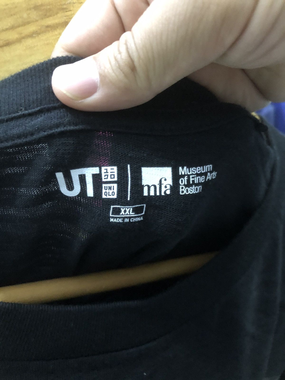 Japanese Brand × Uniqlo Uniqlo x museum of fine arts boston black shirt Size US XL / EU 56 / 4 - 6 Thumbnail