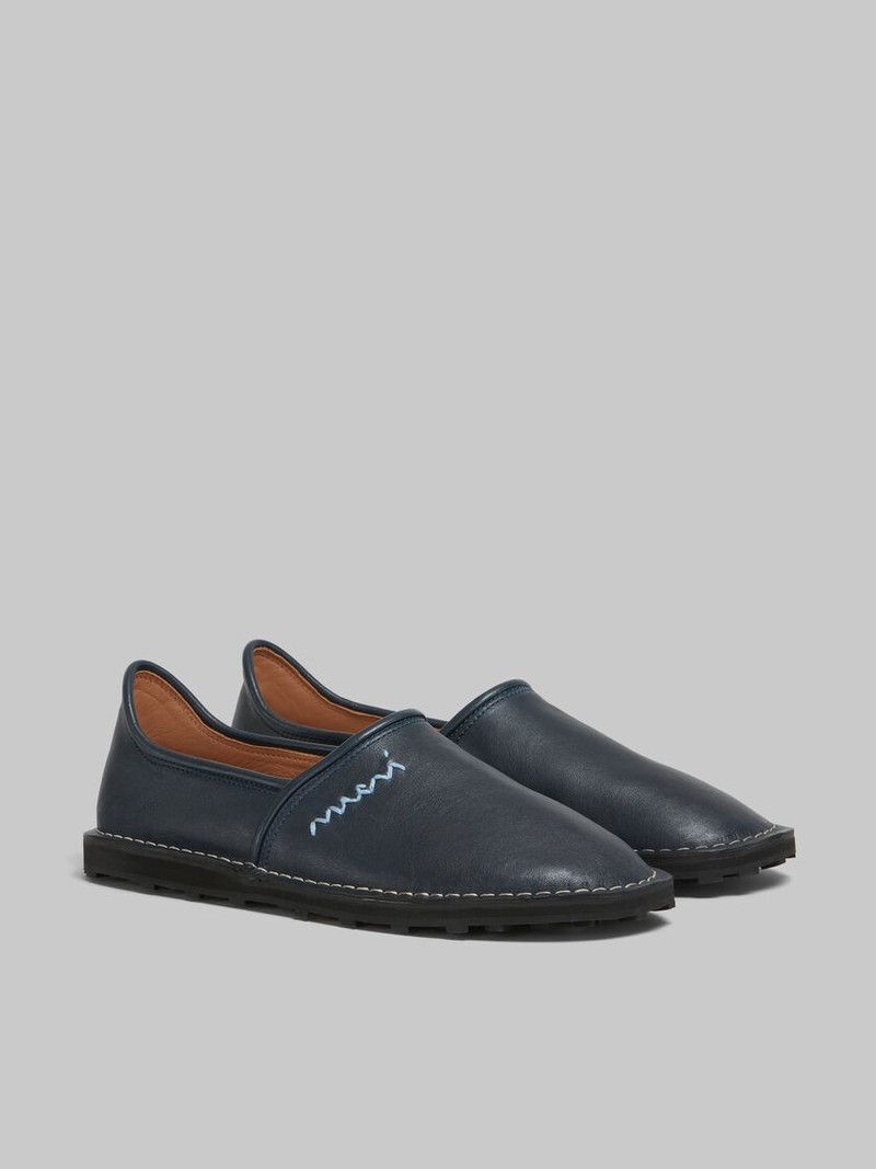 Marni o1w1db10426 Slip On Loafer in Navy Blue Size US 11 / EU 44 - 2 Thumbnail