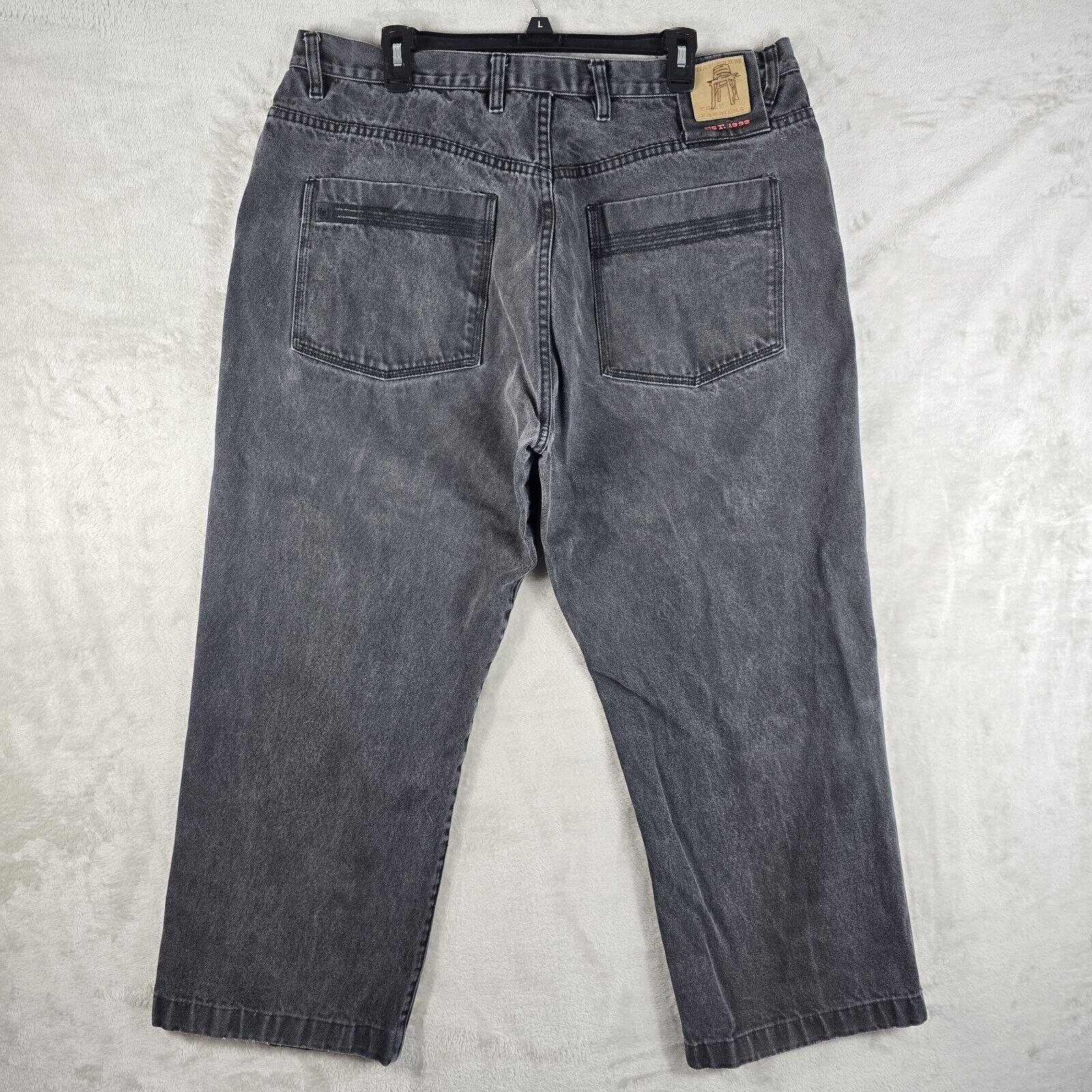 Phat Farm Vintage Phat Farm Black Jeans Mens 40x28 Baggy Skater Y2K Size US 40 / EU 56 - 2 Thumbnail