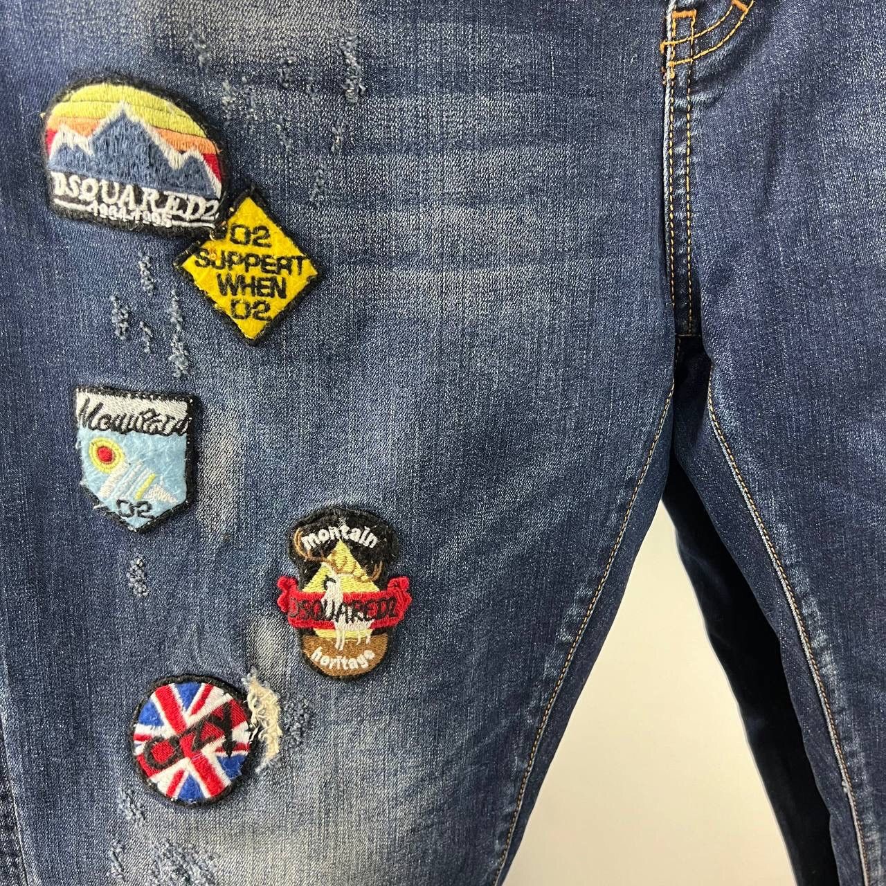 Dsquared2 Y2K Denim Pants Dsquared 2 Jeans Skinny Distressed Size US 36 / EU 52 - 4 Thumbnail