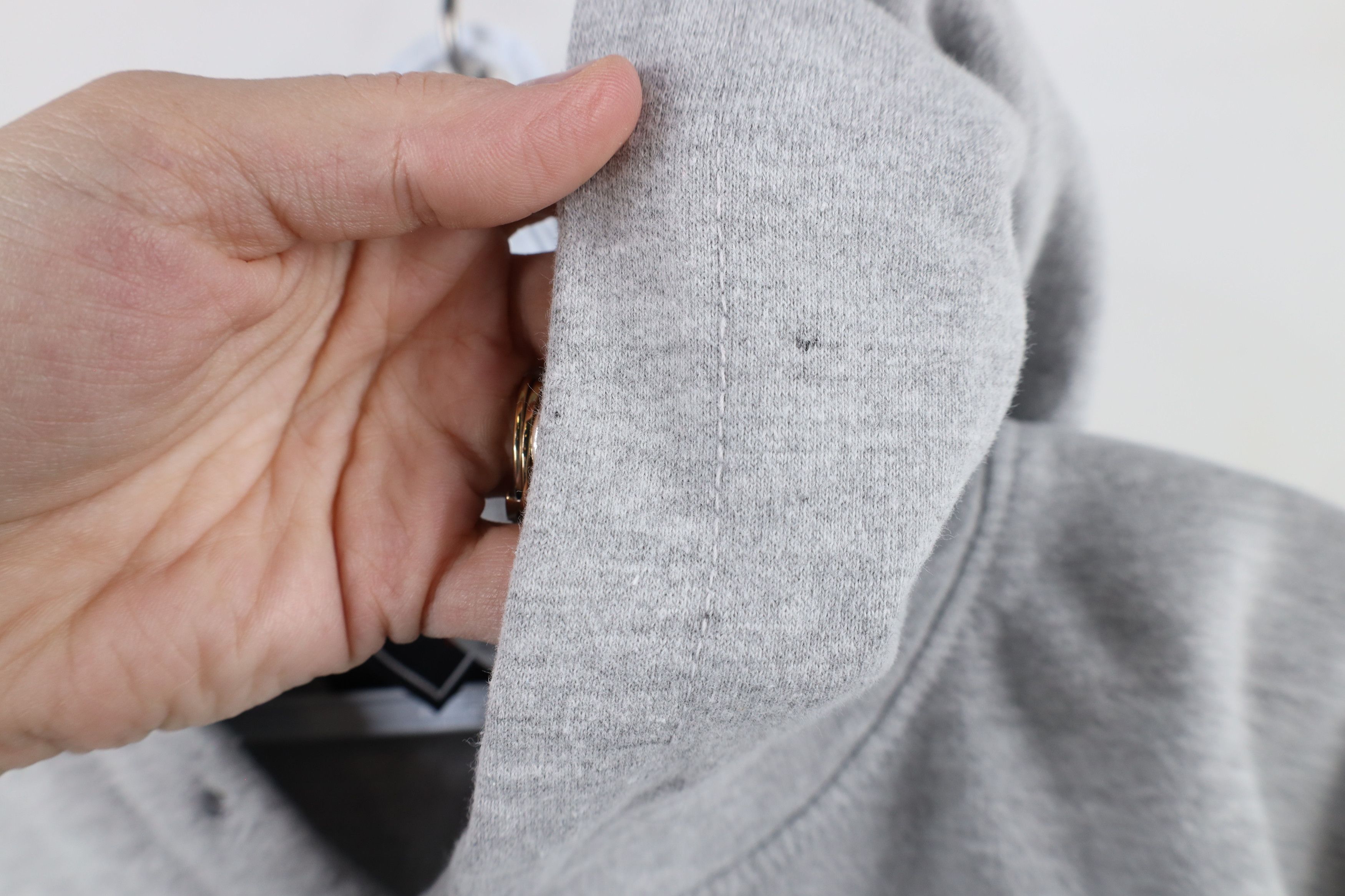 Vintage Vintage 90s Michigan State University Hoodie Sweatshirt Gray Size US XL / EU 56 / 4 - 8 Thumbnail