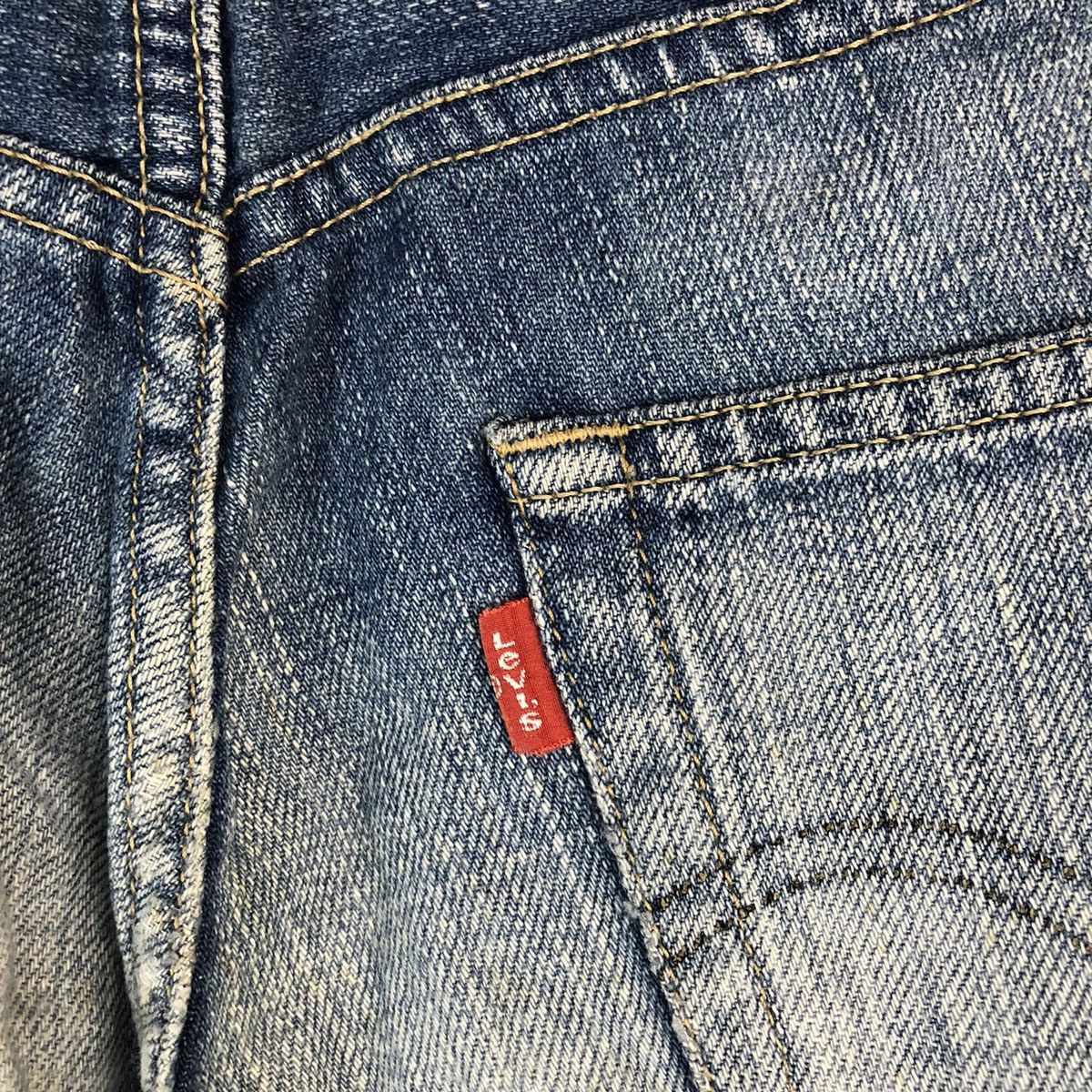 Levi's Levis Blue Distressed faded Denim Pants #A961 Size US 29 - 18 Thumbnail
