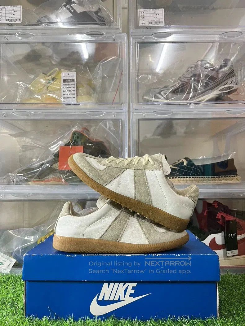 Maison Margiela Maison Margiela Leather Sneakers Size 37 Brown. Size US 6 / IT 36 - 3 Thumbnail