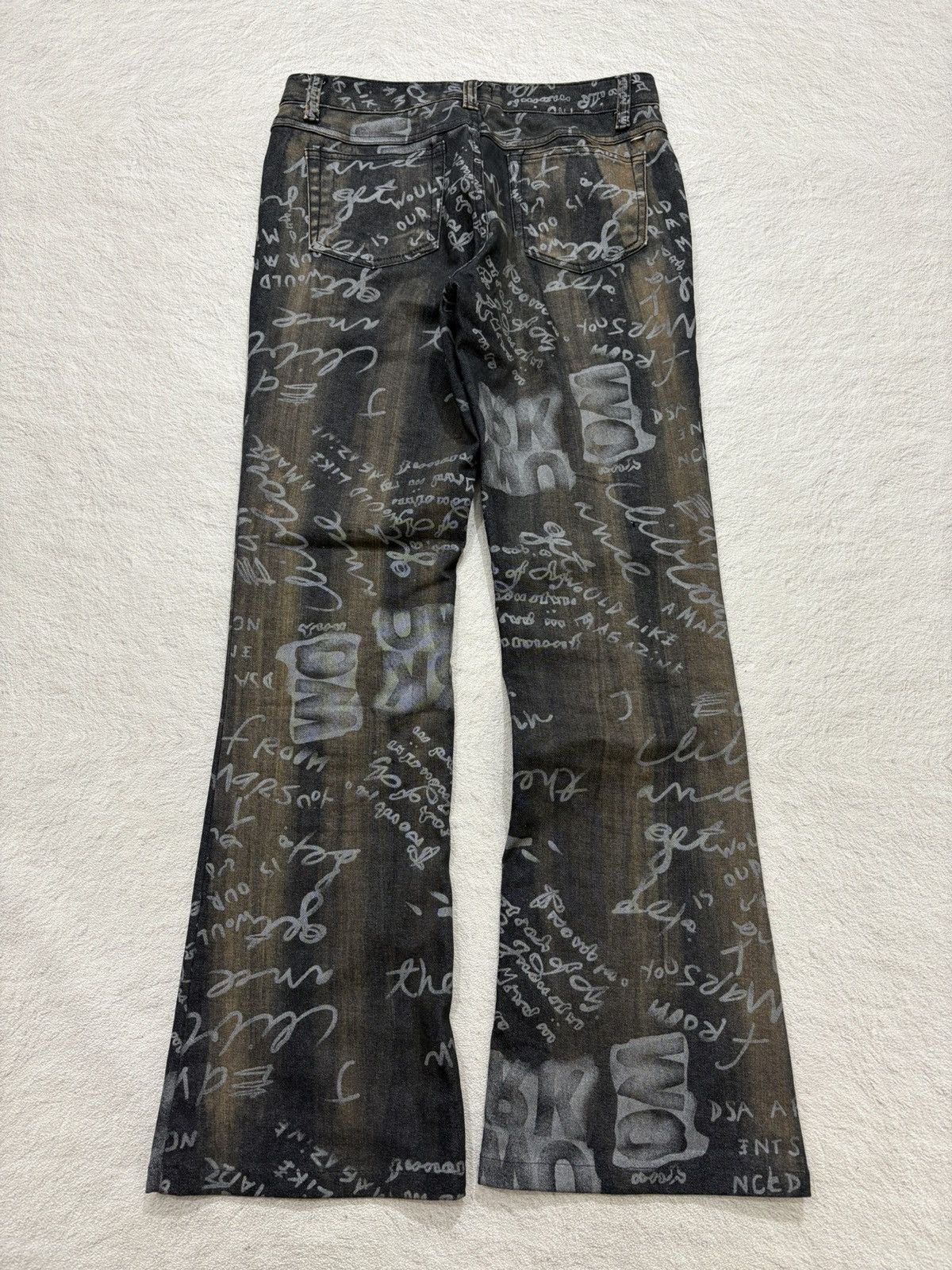 Hysteric Glamour 2000s Maxa Japanese flared smoke wash denim y2k style Size US 28 / EU 44 - 7 Thumbnail