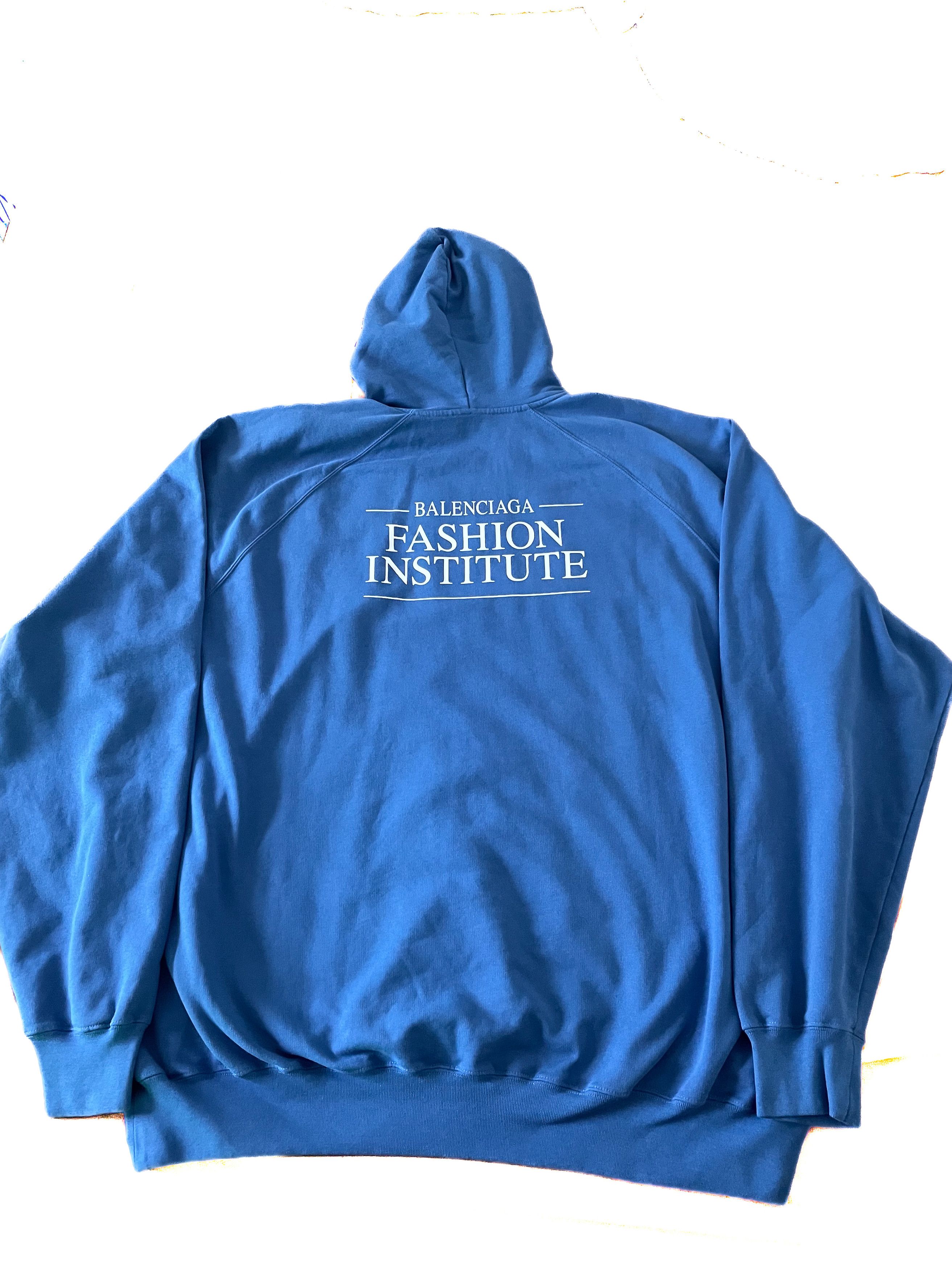 Balenciaga Balenciaga Fashion Institute Hoodie Size US M / EU 48-50 / 2 - 2 Thumbnail