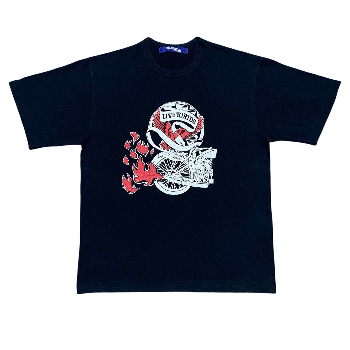 Junya Watanabe Rare‼️🔥COMME des GARCONS Live To Ride Cross T-Shirt Size US S / EU 44-46 / 1 - 1 Thumbnail