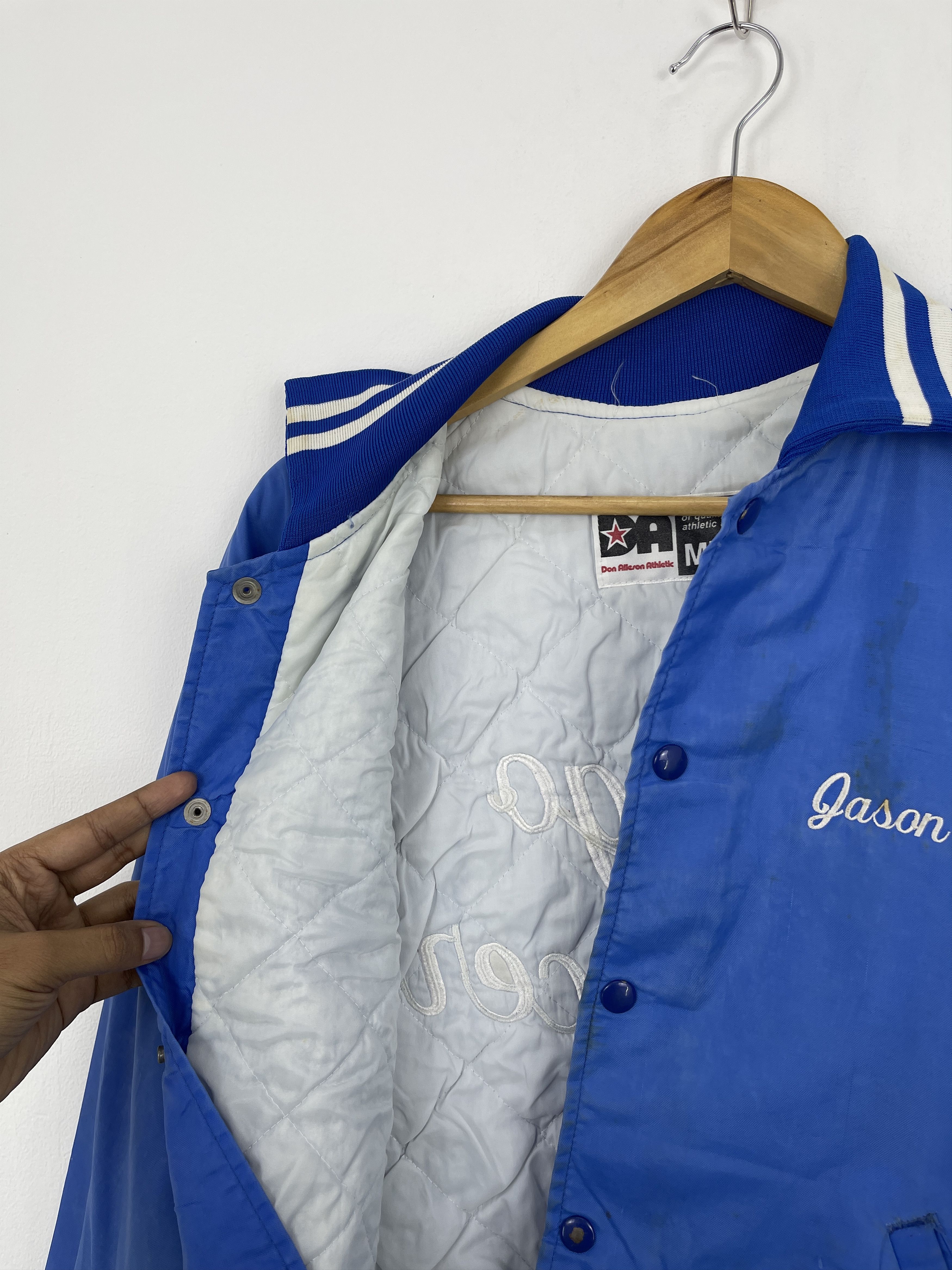 Alleson Athletics Vintage Don Alleson Athletics Button Up Jacket JA0035 Size US M / EU 48-50 / 2 - 8 Thumbnail