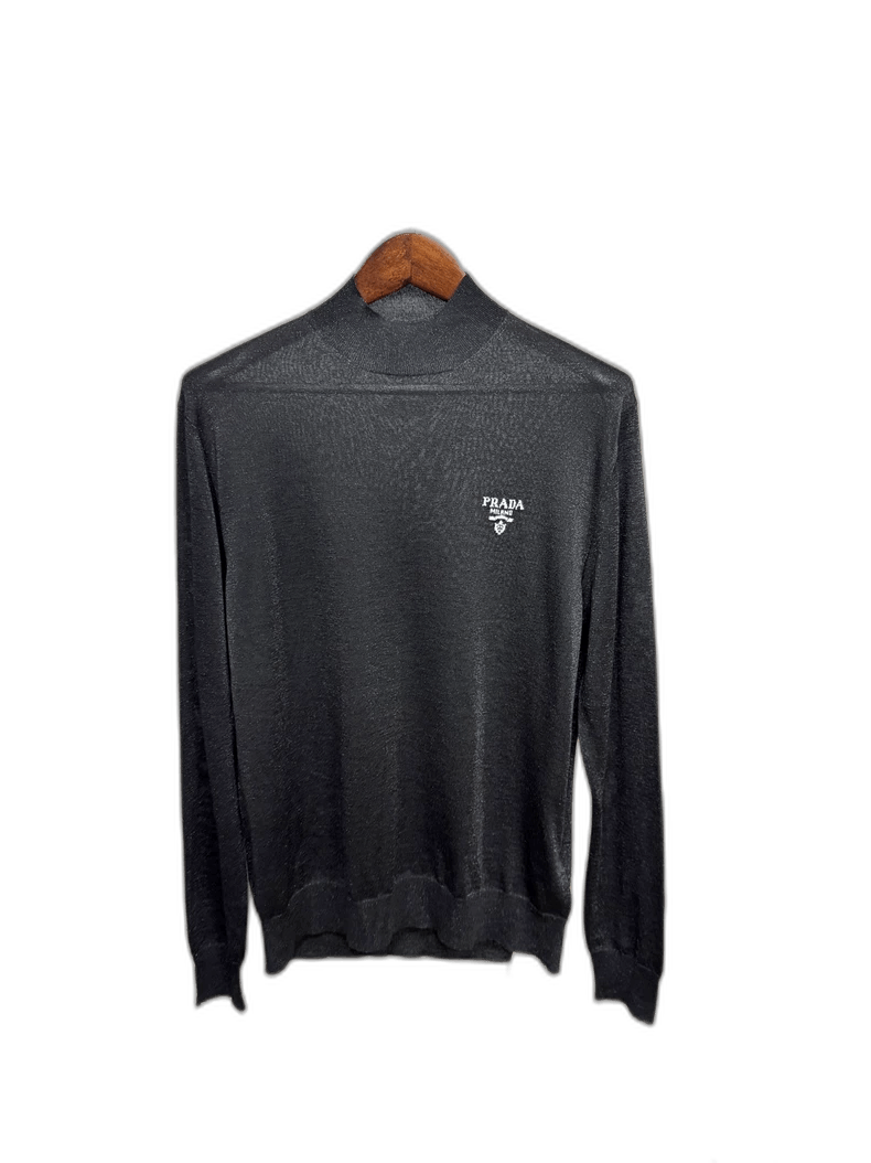 Prada Prada High Neck Long Sleeve Top-2506 Size US M / EU 48-50 / 2 - 1 Thumbnail