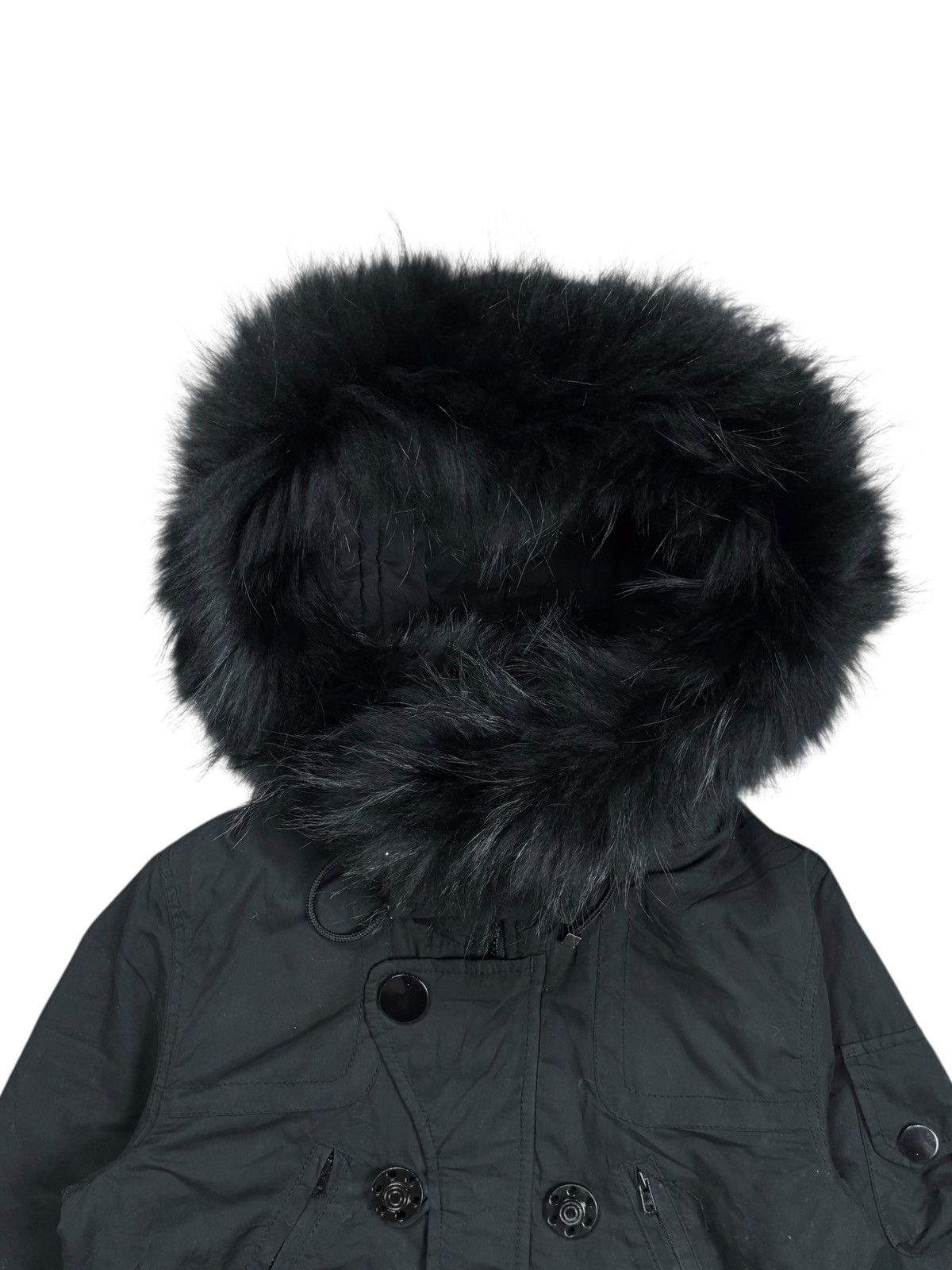 14th Addiction 2000s SLY - Vkei Style Thumbhole Fur Hoodie Jacket Size US M / EU 48-50 / 2 - 4 Thumbnail