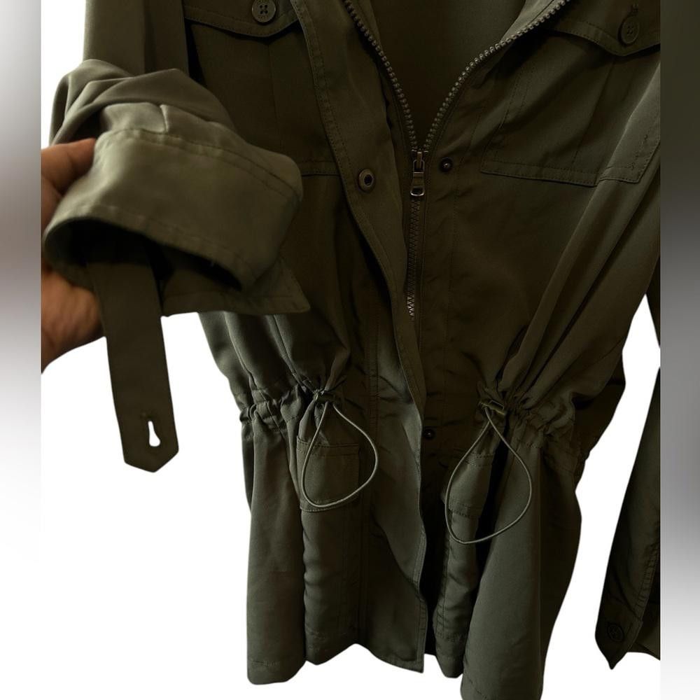Chaps Chaps Denim Olive Green Utility Jacket Size M / US 6-8 / IT 42-44 - 4 Thumbnail