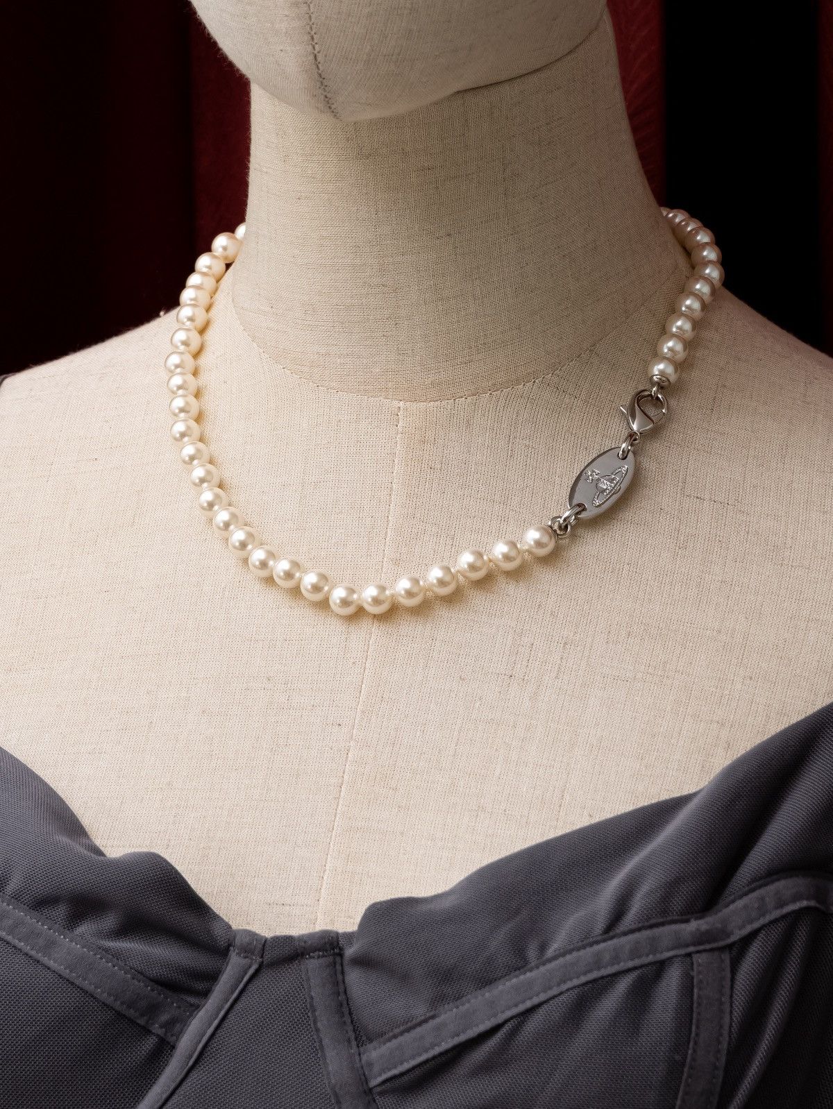 Vivienne Westwood Vivienne Westwood MAN Stuart Faux Pearl Necklace Size ONE SIZE - 7 Thumbnail