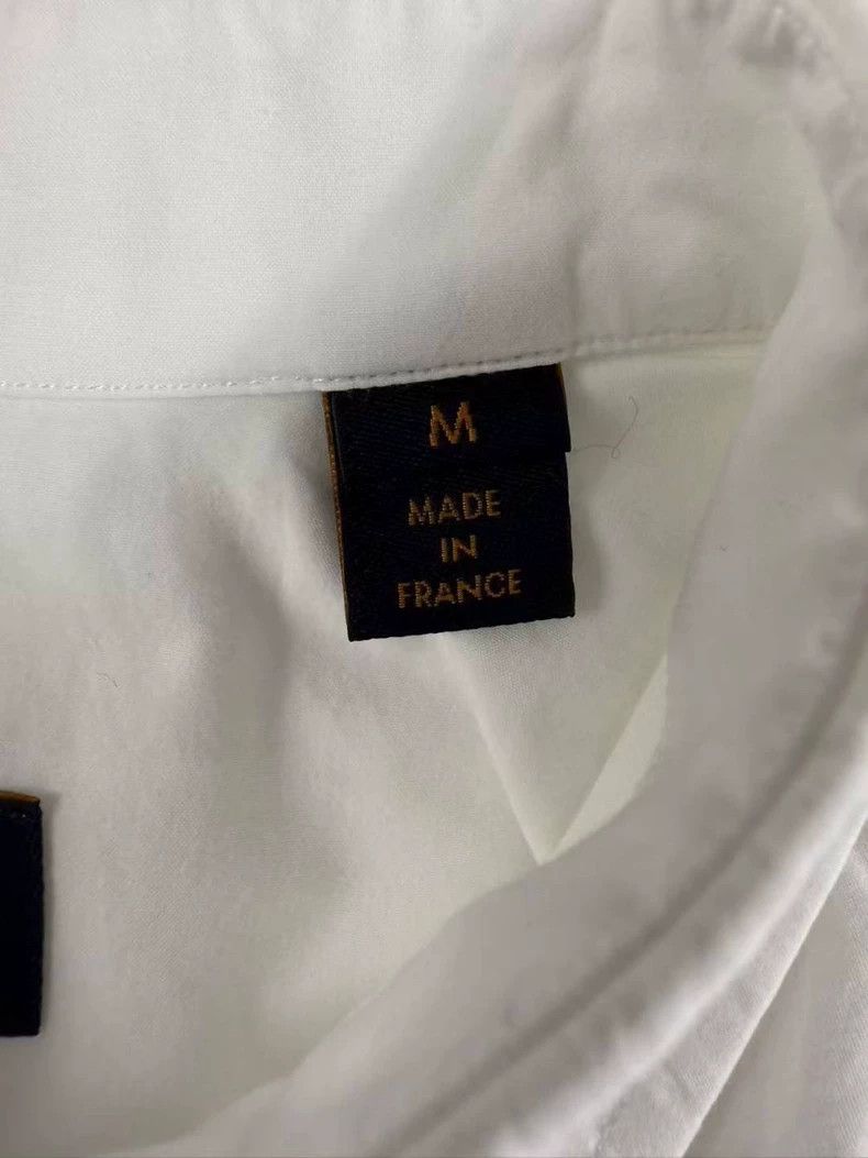 Louis Vuitton Louis Vuitton White printed logo short sleeve shirt Size US M / EU 48-50 / 2 - 5 Thumbnail