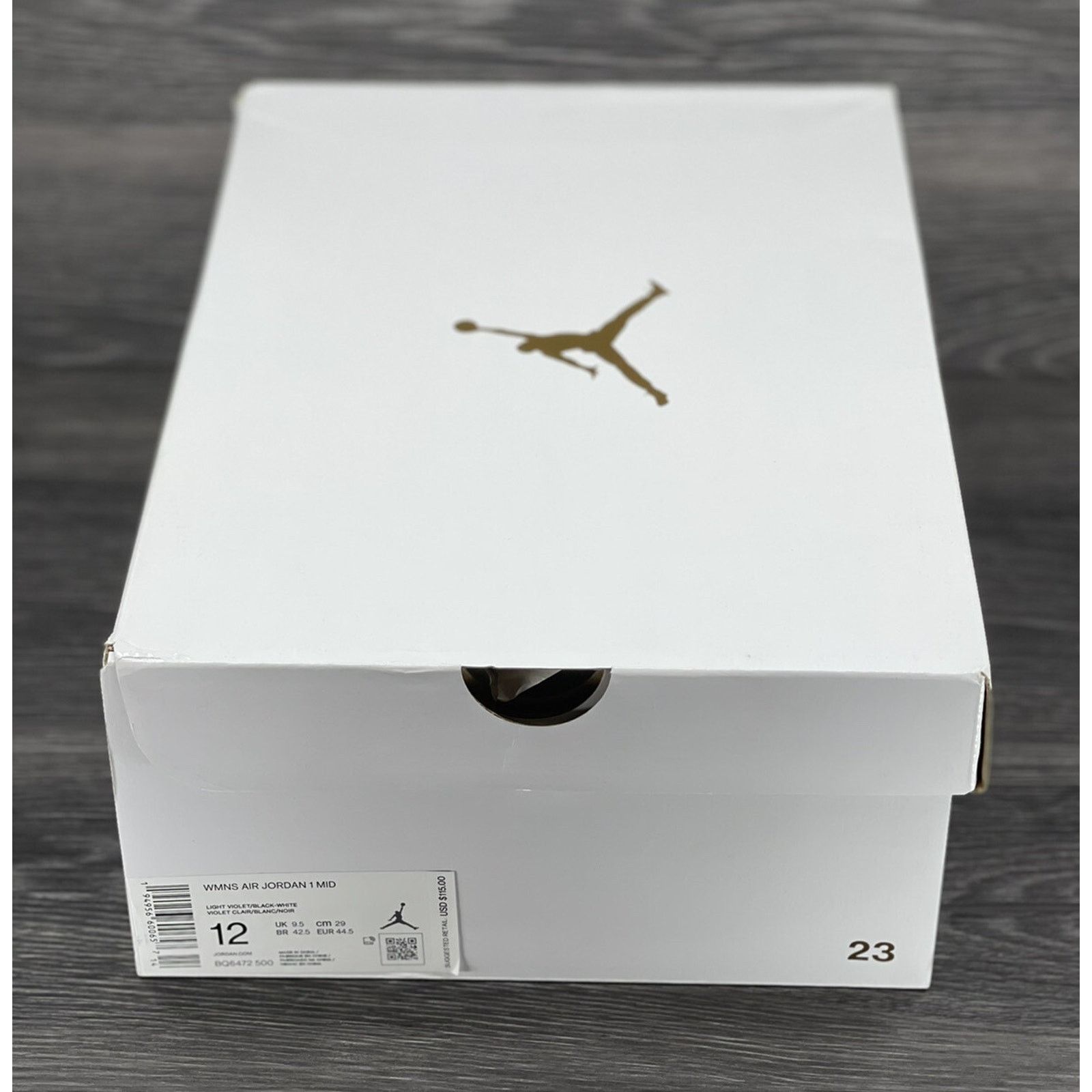 Jordan Brand WMNS Air Jordan 1 Mid, Lt Violet | 12W/10.5M [new] BQ6472500 Size US 12 / IT 42 - 9 Thumbnail