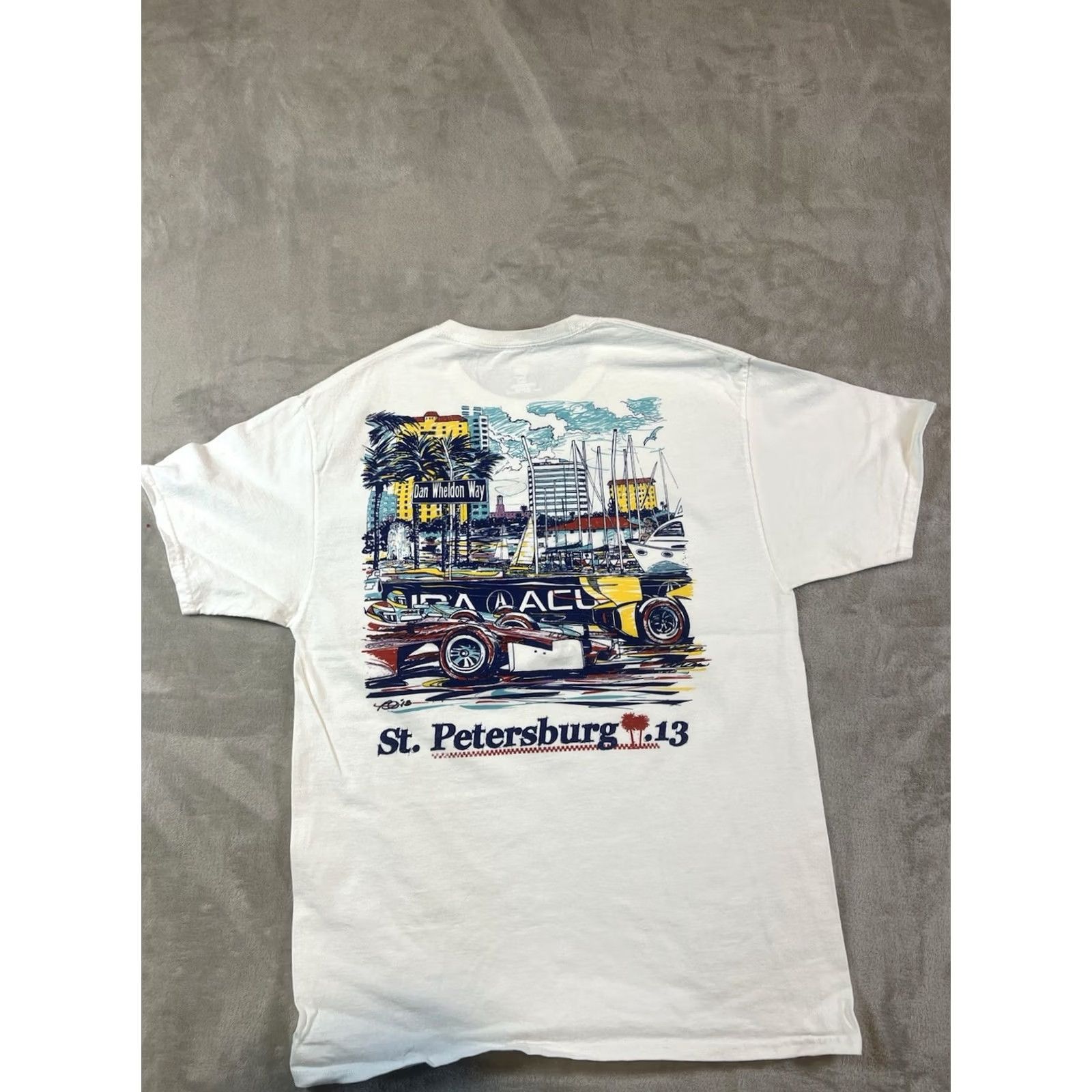 Hanes VINTAGE Hanes Beefy-T T-Shirt Short Sleeve Crew Neck White 90s 1990s Graphic Print Men's XL Size US XL / EU 56 / 4 - 6 Thumbnail