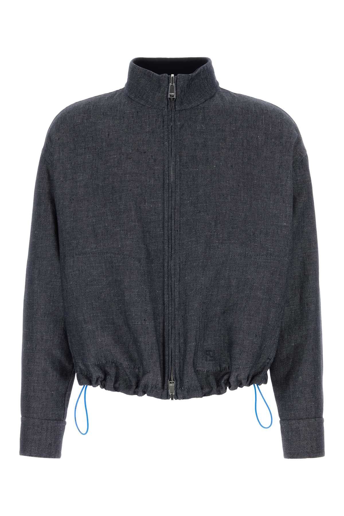 Fendi Denim Reversible Jacket Size US L / EU 52-54 / 3 - 1 Thumbnail