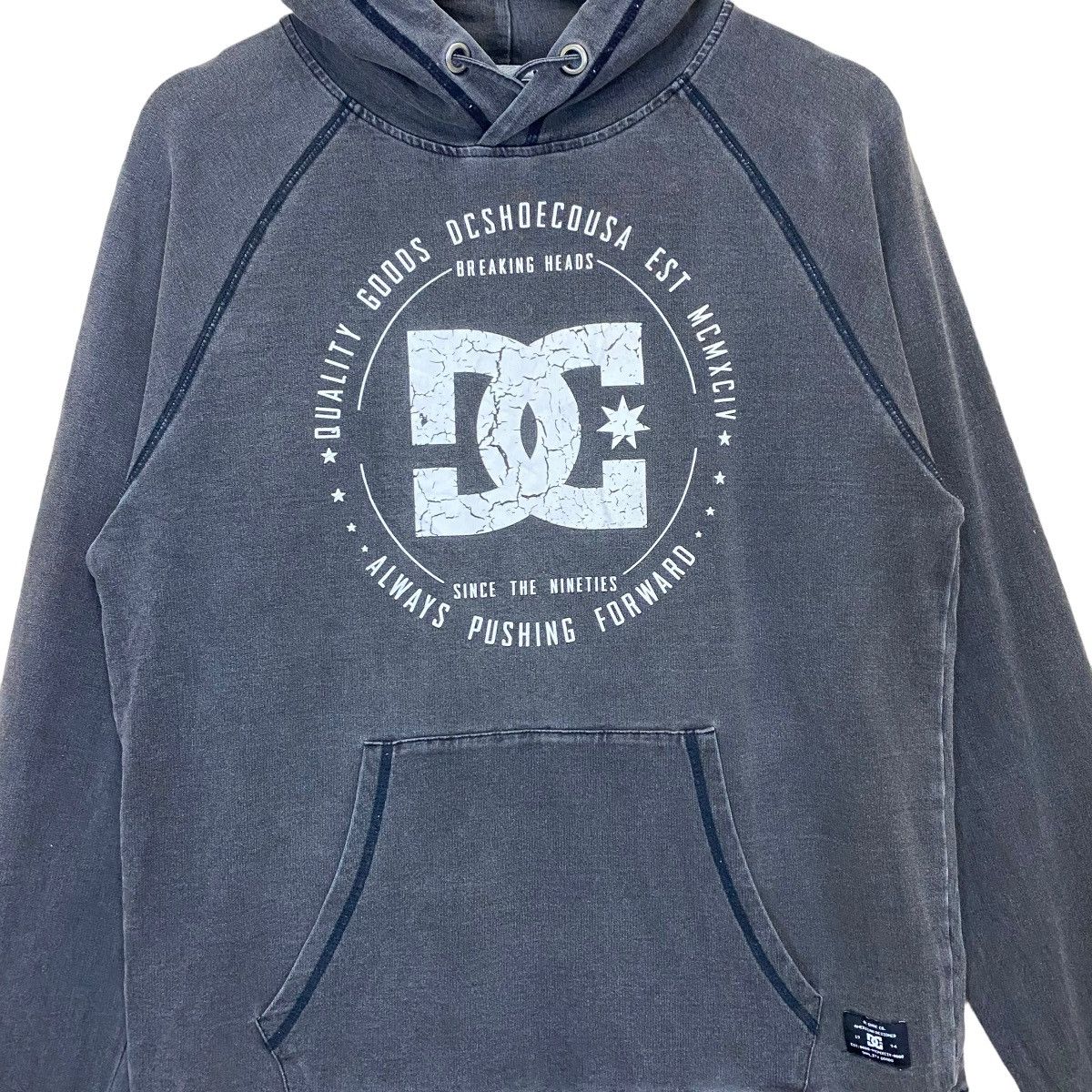 DC Dc Shoe Co Big Logo Pullover Hoodies Size M Size US M / EU 48-50 / 2 - 5 Thumbnail