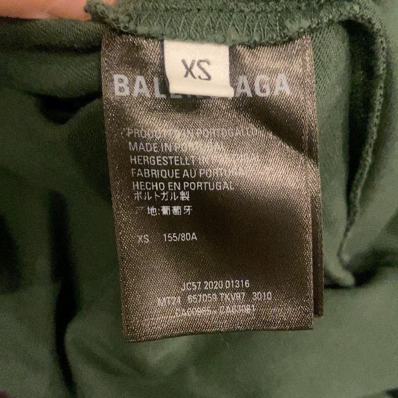 Balenciaga Balenciaga Two-Piece Unisex Oversized Green Short Sleeve T Size US XS / EU 42 / 0 - 4 Thumbnail