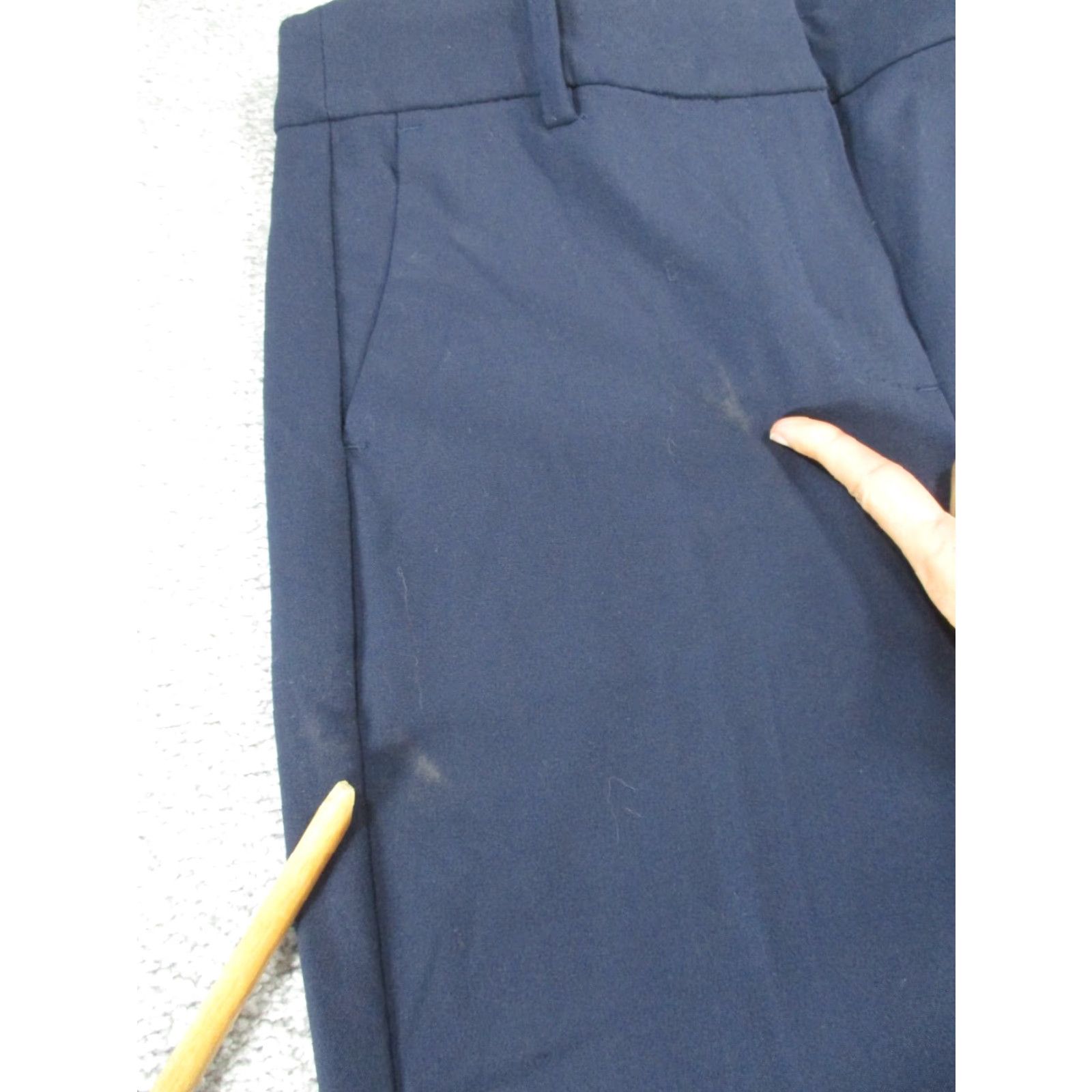 J.Crew J. Crew Dress Pants Womens 8P Ruby Crop Navy Blue NEW Dress Pants Women Petite 8P Blue Navy JSK? Size 30" / US 8 / IT 44 - 2 Thumbnail