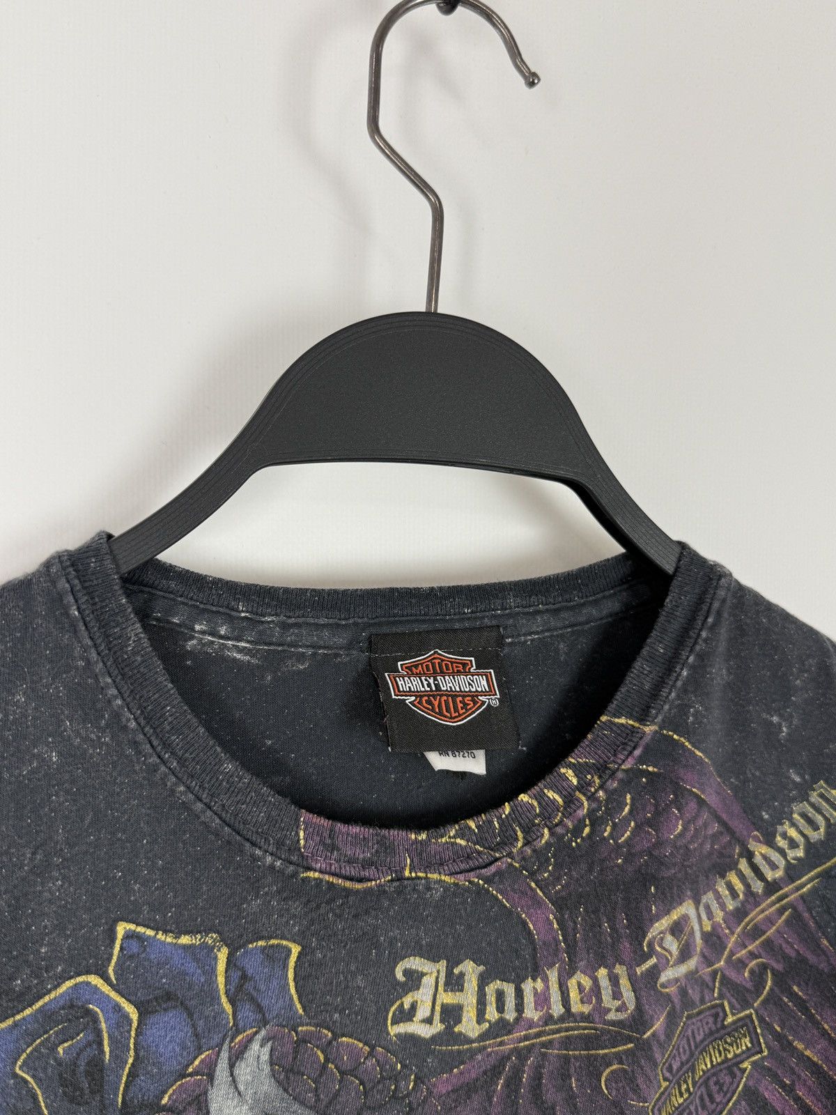 Harley Davidson Y2K Vintage Harley Davidson Distressed Tattoo Graphic Tee L Size L / US 10 / IT 46 - 4 Thumbnail