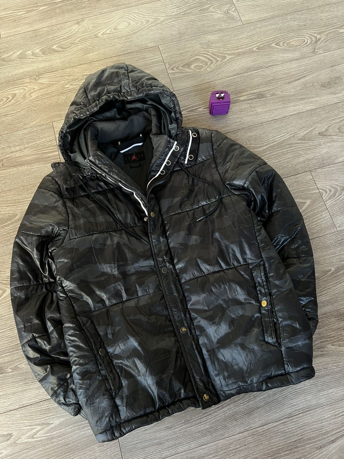 Jordan Brand Nike Air Jordan Avant Garde Camo Puffer Regular Down Jacket Size US M / EU 48-50 / 2 - 9 Thumbnail