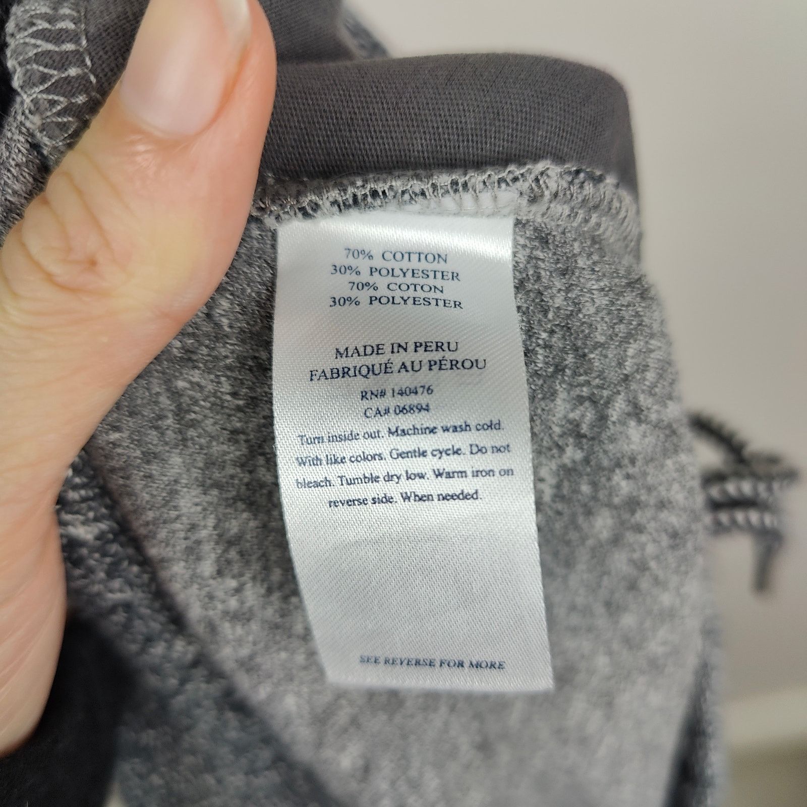 Faherty Faherty Whitewater Sweatpants Mens Medium Gray Marl Fleece Size US 32 / EU 48 - 8 Thumbnail