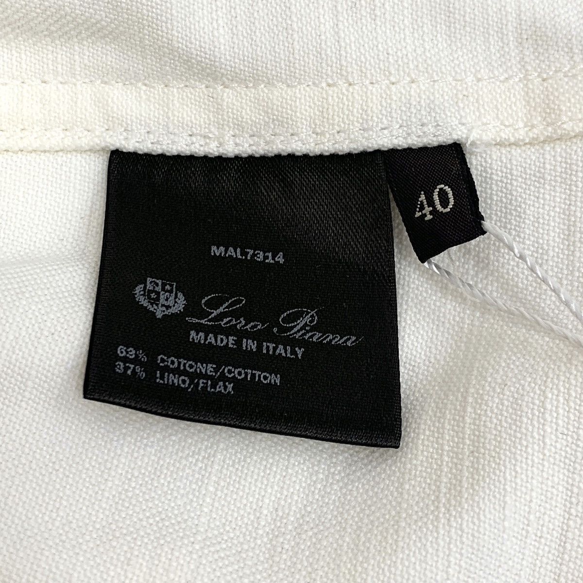 Loro Piana Loro Piana White Pocket Cotton Long Sleeve Top Size S / US 4 / IT 40 - 8 Thumbnail