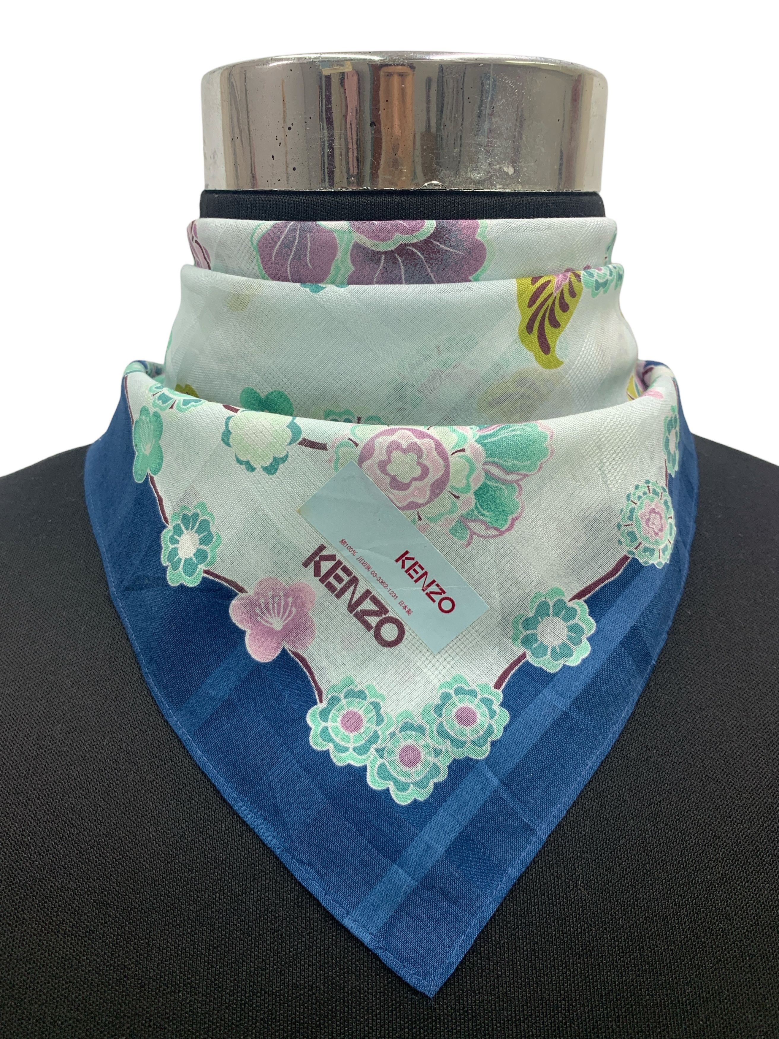 Japanese Brand × Kenzo × Vintage Vintage Kenzo Neckerchief/ Handkerchief - HKA953 Size ONE SIZE - 1 Thumbnail