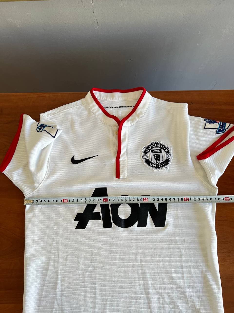 Nike 2012/14 MANCHESTER UNITED AWAY SOCCER JERSEY FOOTBALL SHIRT Size US S / EU 44-46 / 1 - 19 Thumbnail