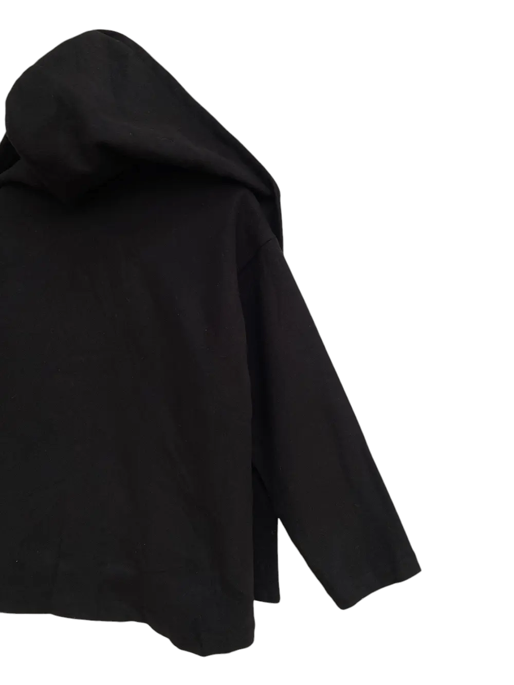 Global Work × Japanese Brand × Vintage Global Wool Jacket All Black Issey Miyake Style Size US L / EU 52-54 / 3 - 4 Thumbnail
