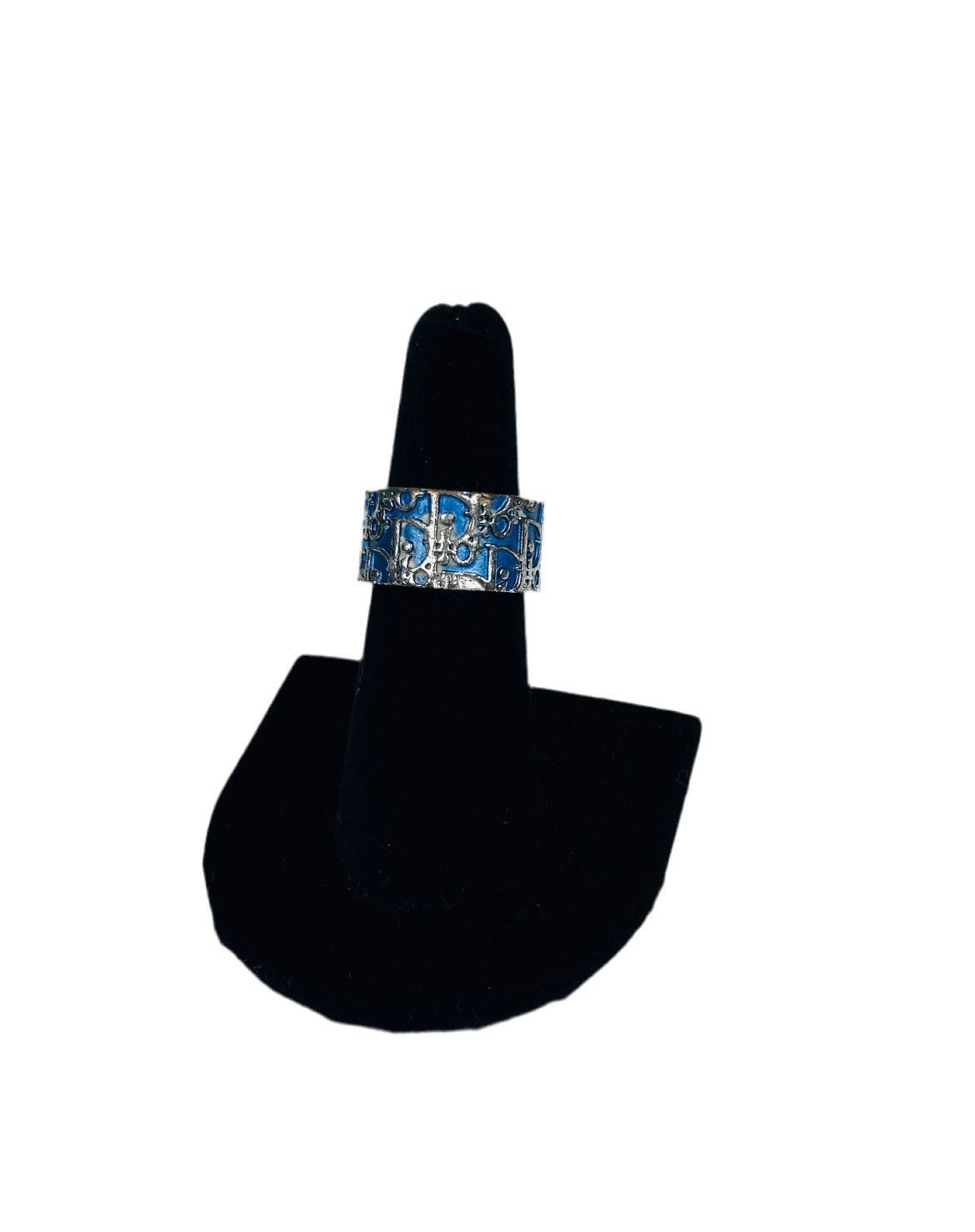 Dior Dior Blue Trotter 2 Ring Size 6 Size ONE SIZE - 2 Thumbnail