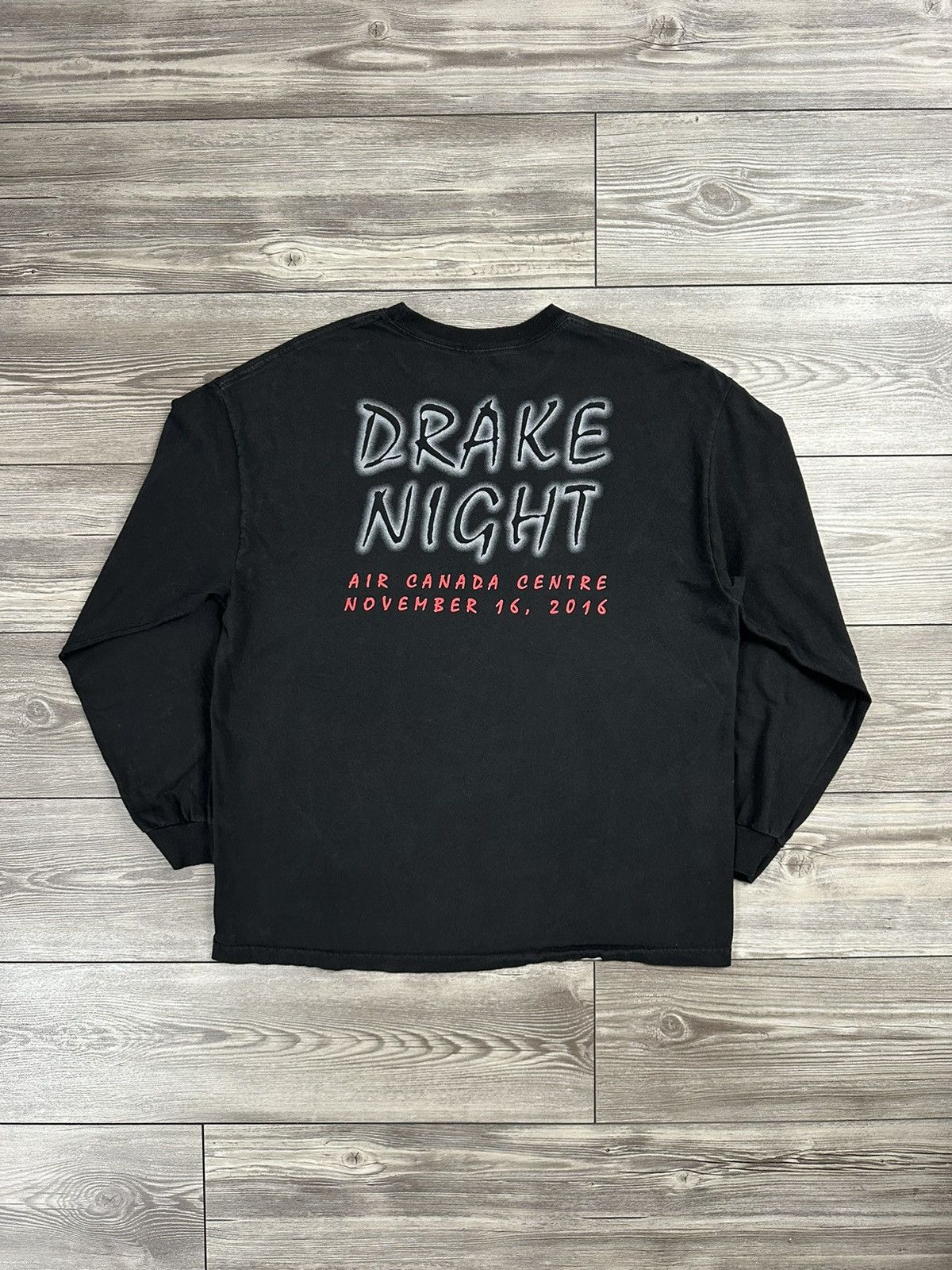 NBA × October's Very Own OVO x Toronto Raptors Drake Night 2016 Longsleeve Shirt Size US XL / EU 56 / 4 - 2 Thumbnail
